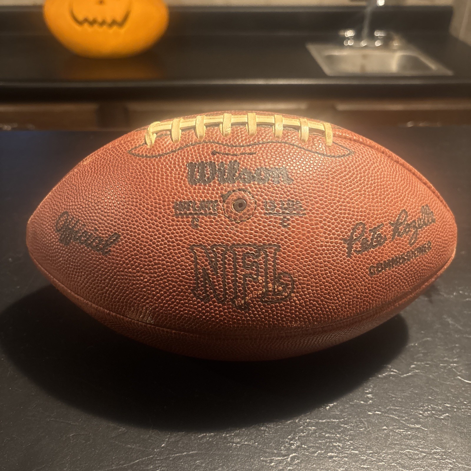 Wilson Official NFL Pete Rozelle Football Not Inflated. Blemished Wilson Official NFL Pete Rozelle Football Not Inflated. Blemished