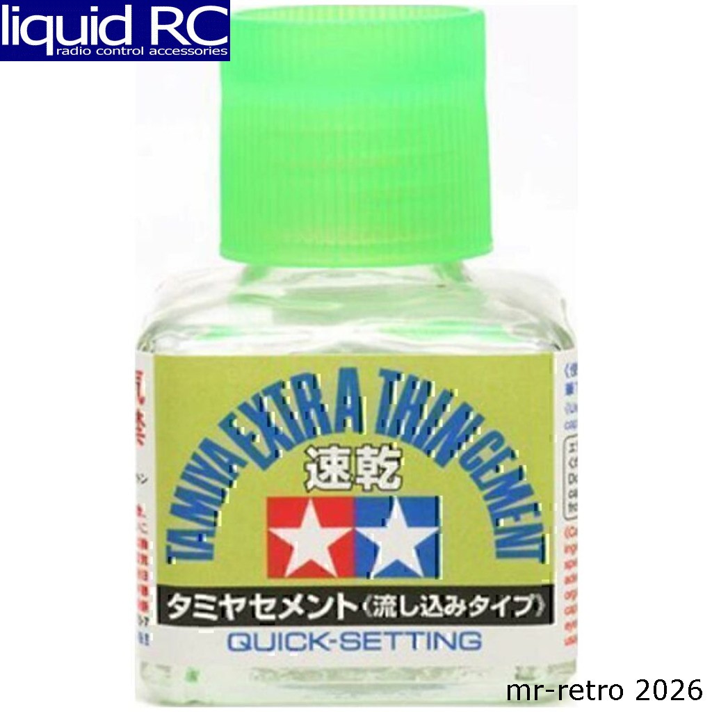 Tamiya USA TAM87182 Extra-Thin Cement 40ml Quick-Setting