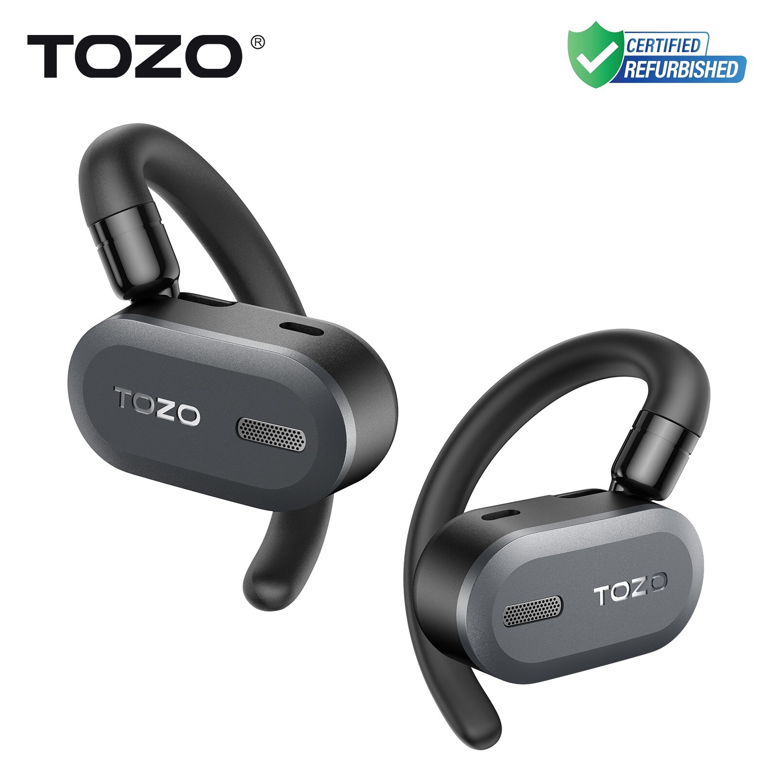 TOZO O2 True Open Ear Wireless Earbuds Lightweight Comfort Headphones TOZO O2 True Open Ear Wireless Earbuds Lightweight Comfort Headphones