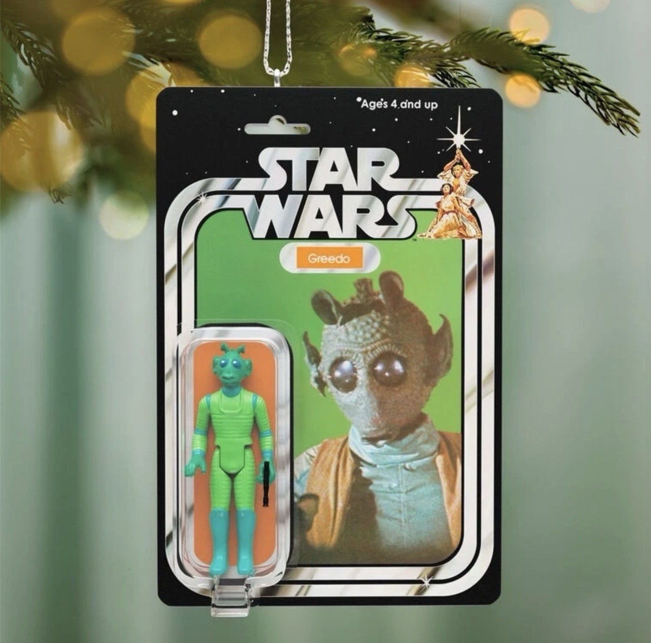 Hallmark Greedo Vintage Figure Star Wars Ornament 2026 NYC Hallmark Greedo Vintage Figure Star Wars Ornament 2026 NYC