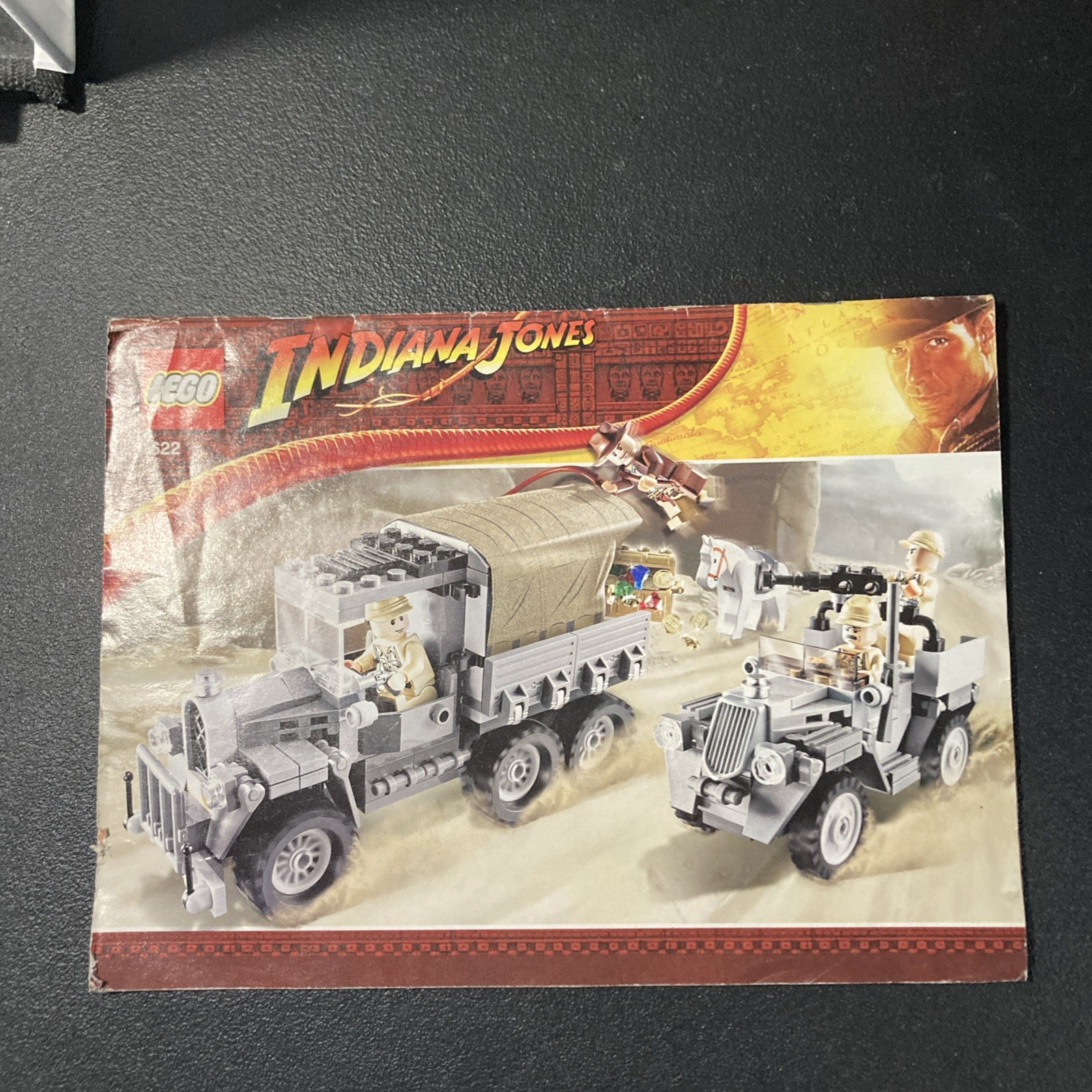 Genuine LEGO Indiana Jones 7622 Race for Stolen Treasure Instruction Manual Genuine LEGO Indiana Jones 7622 Race for Stolen Treasure Instruction Manual