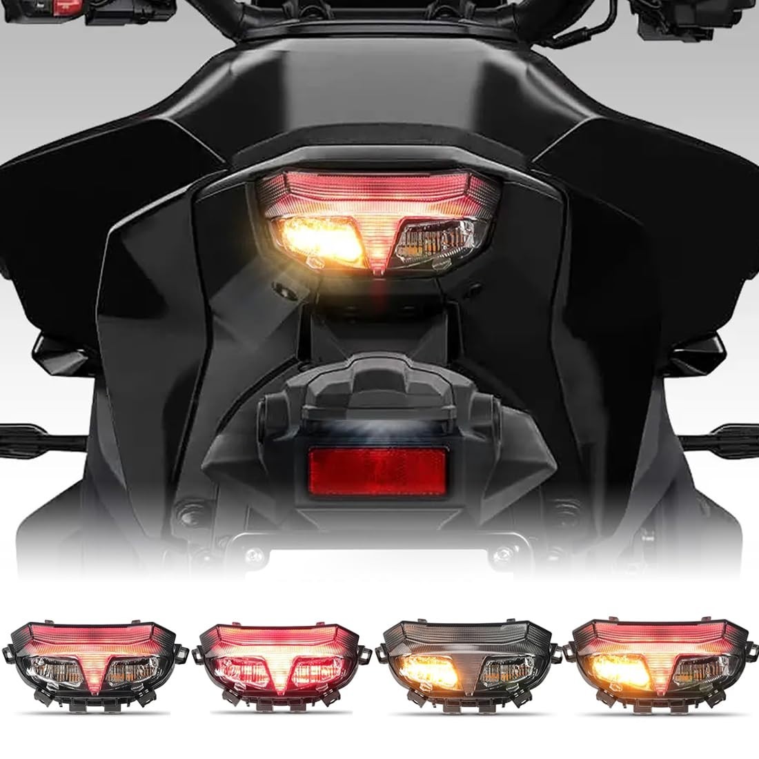 Motorcycle Tail Light LED Integrated Replacement for MT-09/SP/Y-AMT 2024-2026