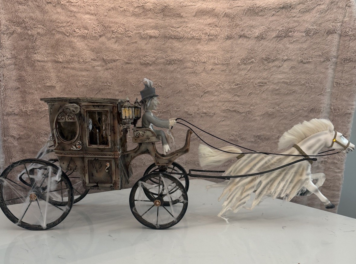 Katherine's Collection Gone Batty Ghostly Horse Drawn Carriage 35 Katherine's Collection Gone Batty Ghostly Horse Drawn Carriage 35