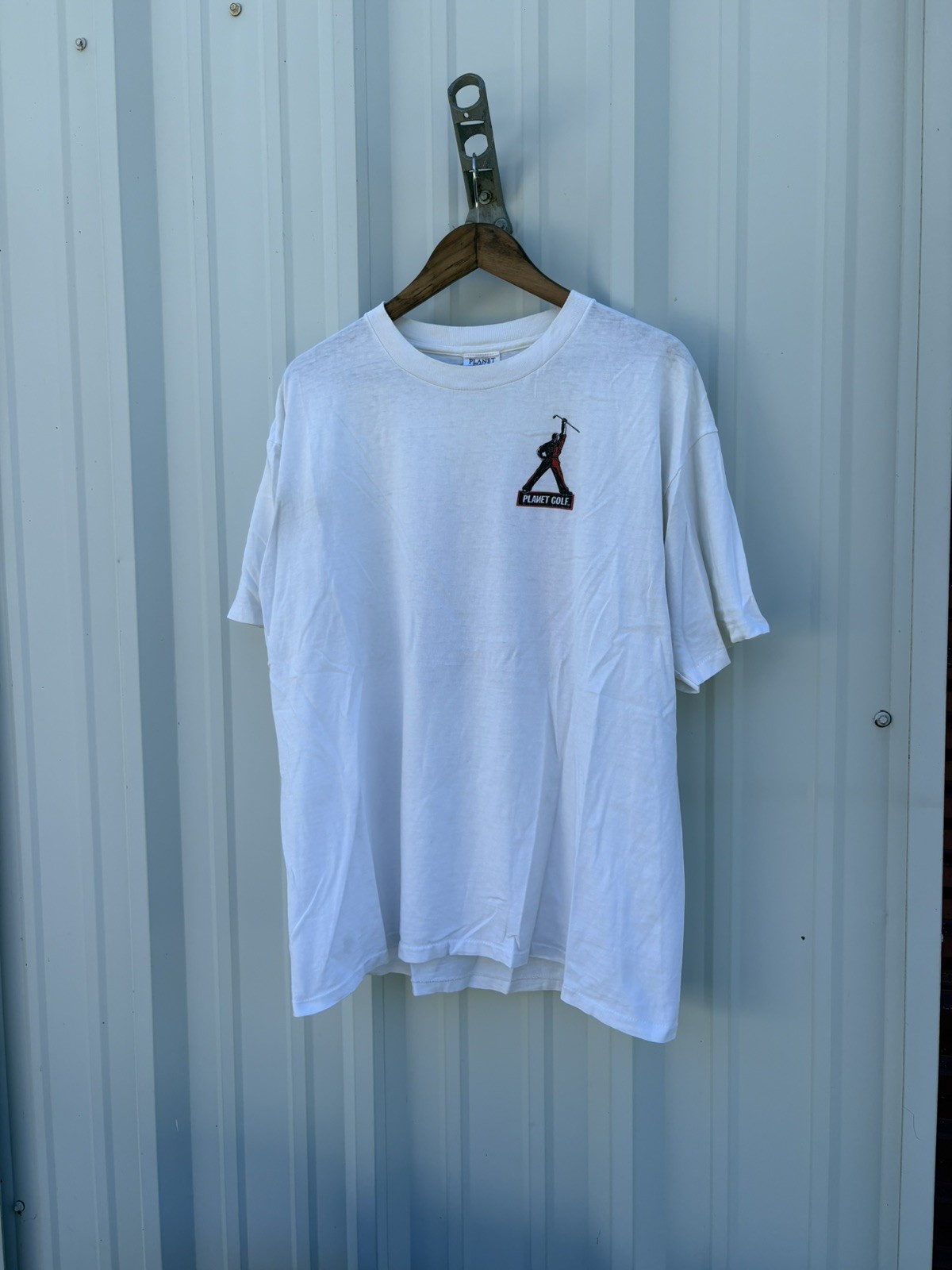 Vintage 1990s Golf Planet Golf White Graphic Print Tee Men’s Size XL Cotton 90s Vintage 1990s Golf Planet Golf White Graphic Print Tee Men’s Size XL Cotton 90s
