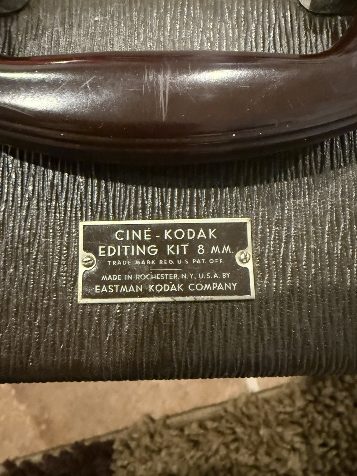 Vintage Cine-Kodak 8mm Editing Kit Model B-8 Viewer Reels Case Kodak Tested