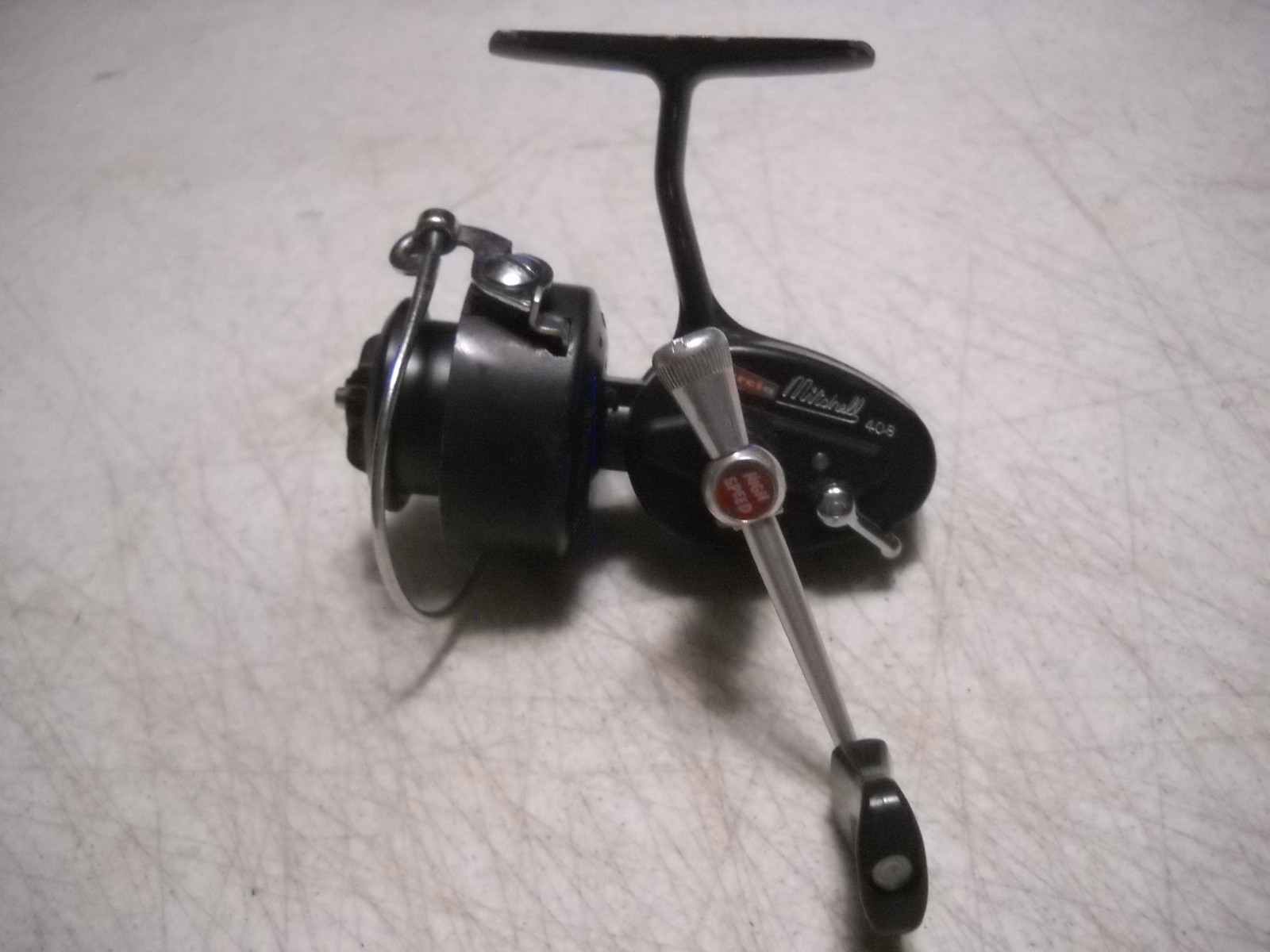 Vintage Garcia Mitchell Ultralight 408 Hi Speed Spinning Fishing Reel
