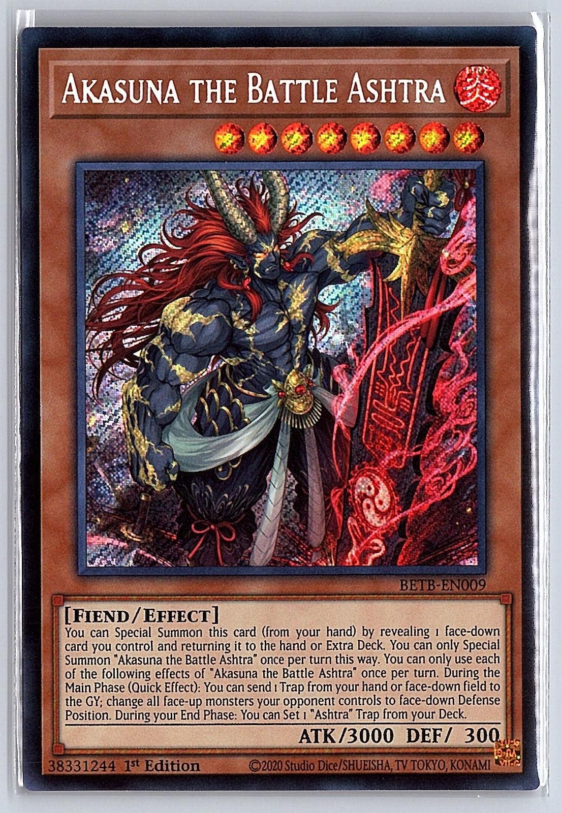 AKASUNA THE BATTLE ASHTRA BETB-EN009 BEYOND THE BRAVE YU-GI-OH 1ST EDITION NM/M AKASUNA THE BATTLE ASHTRA BETB-EN009 BEYOND THE BRAVE YU-GI-OH 1ST EDITION NM/M