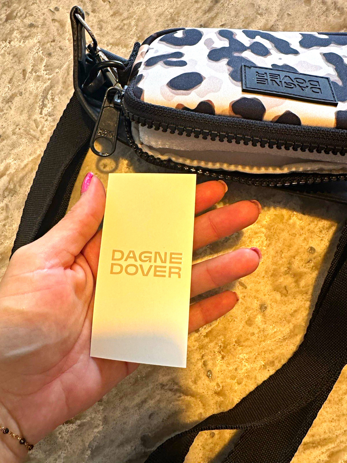 Dagne Dover Leopard Animal Print Mara Phone Sling Crossbody Zip Adjustable Strap Dagne Dover Leopard Animal Print Mara Phone Sling Crossbody Zip Adjustable Strap