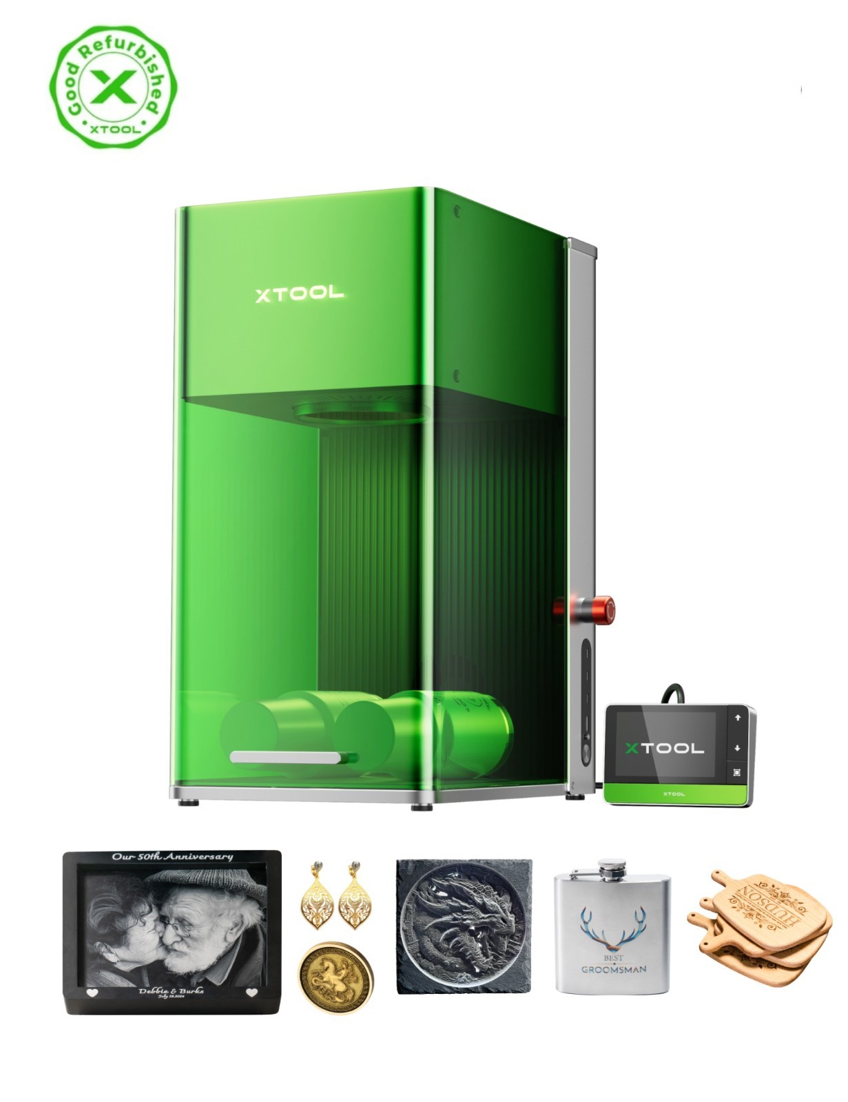 (Refurbished) xTool F1 Ultra 20W Dual Laser Engraver & Cutter, 3D, Smart Camera (Refurbished) xTool F1 Ultra 20W Dual Laser Engraver & Cutter, 3D, Smart Camera