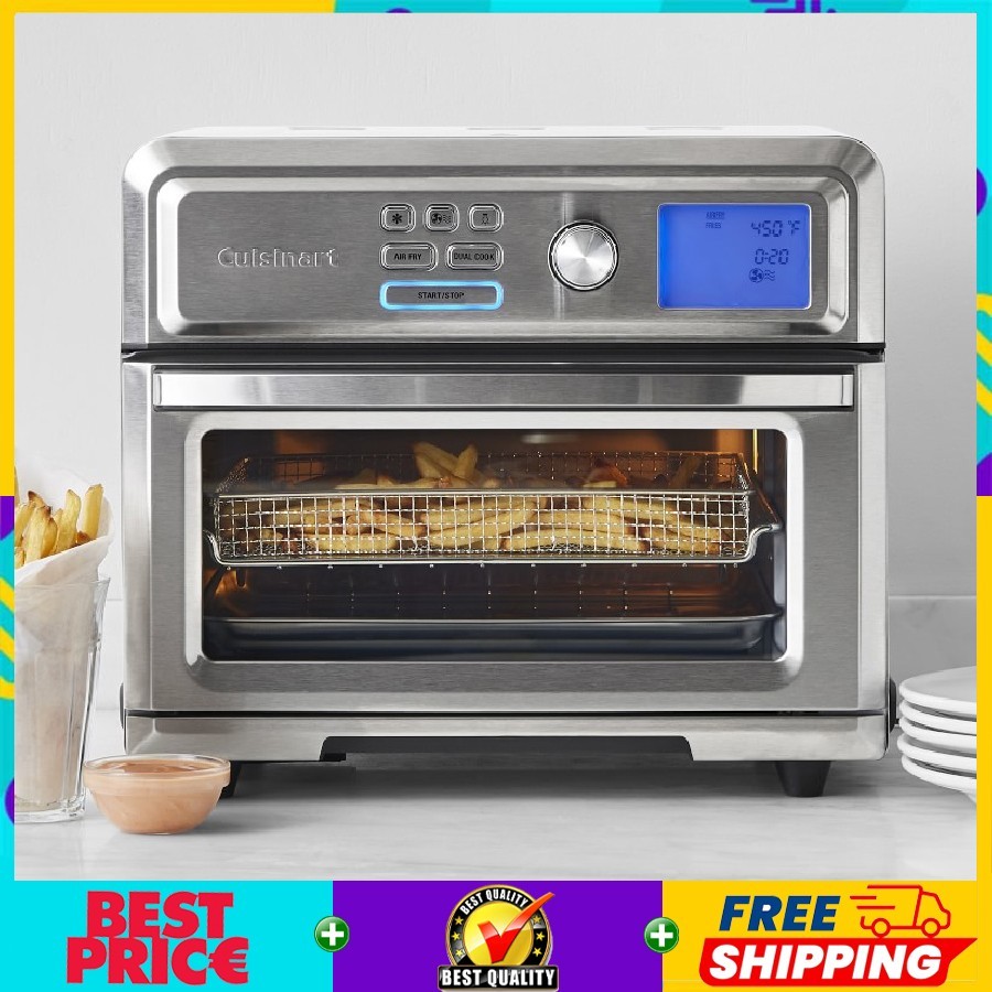 Cuisinart Digital Air Fryer Toaster Oven TOA-65 +100% Authentic Cuisinart Digital Air Fryer Toaster Oven TOA-65 +100% Authentic