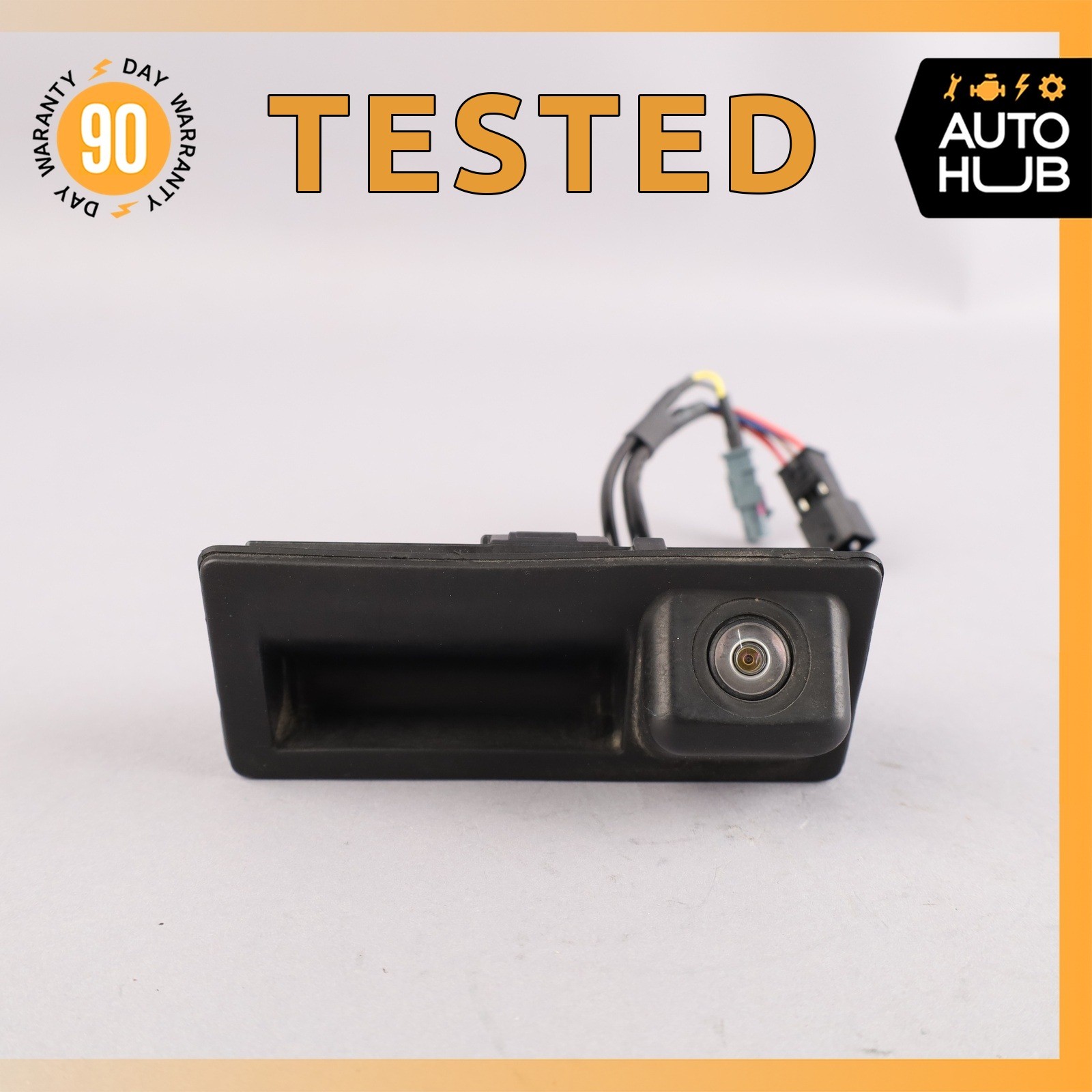17-20 Audi 8V A3 Rear Trunk Tailgate Release Open Handle w/Camera OEM 17-20 Audi 8V A3 Rear Trunk Tailgate Release Open Handle w/Camera OEM