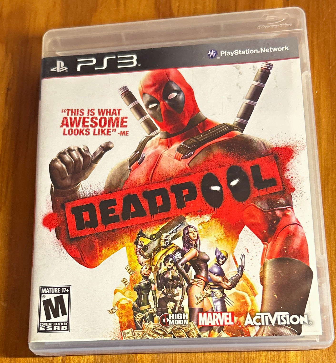 CIB NEAR MINT Activision Deadpool PlayStation 3 PS3 2013 M-Mature NTSCU/C Manual CIB NEAR MINT Activision Deadpool PlayStation 3 PS3 2013 M-Mature NTSCU/C Manual
