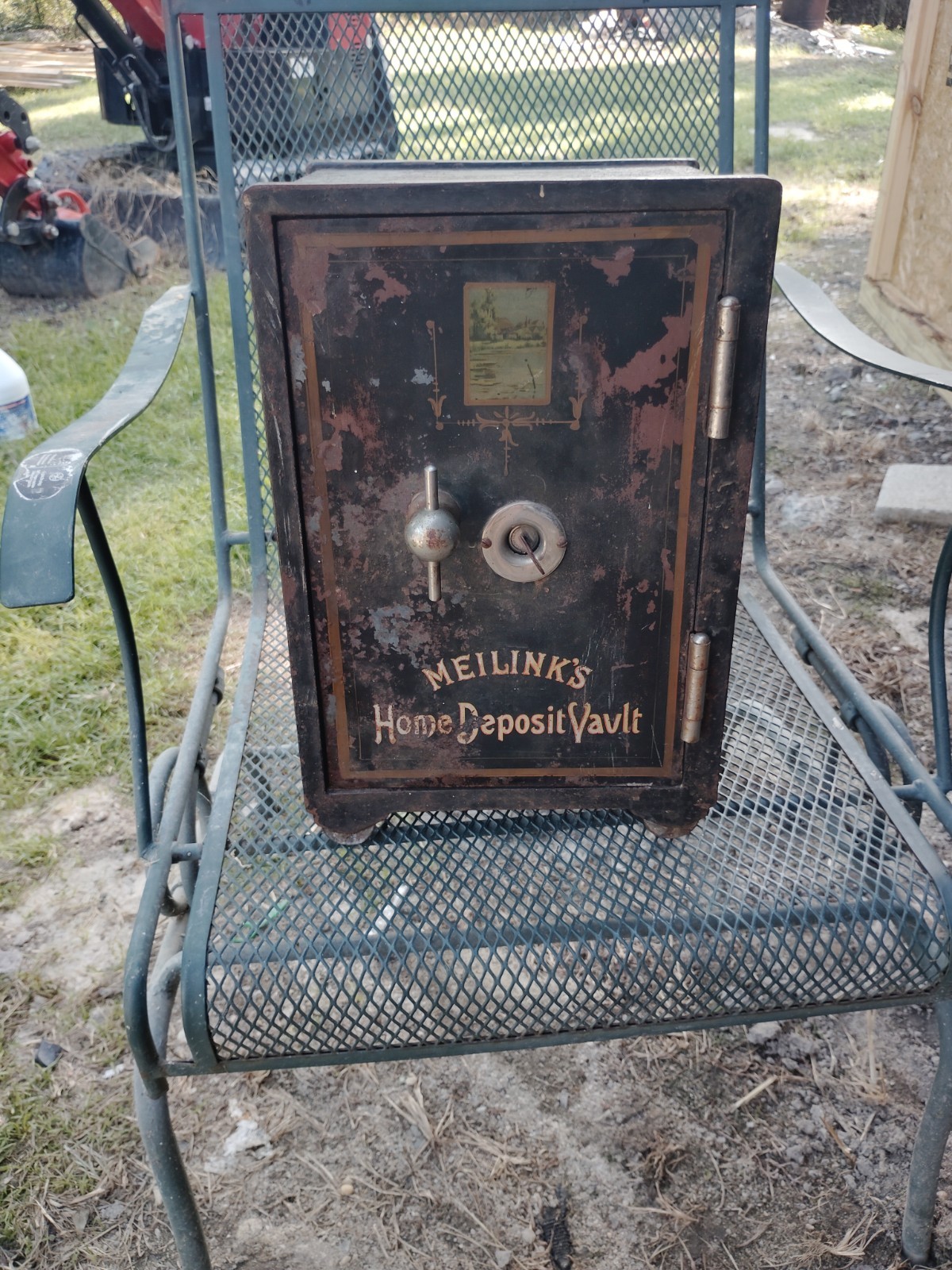 antique meilink home deposit vault key included antique meilink home deposit vault key included