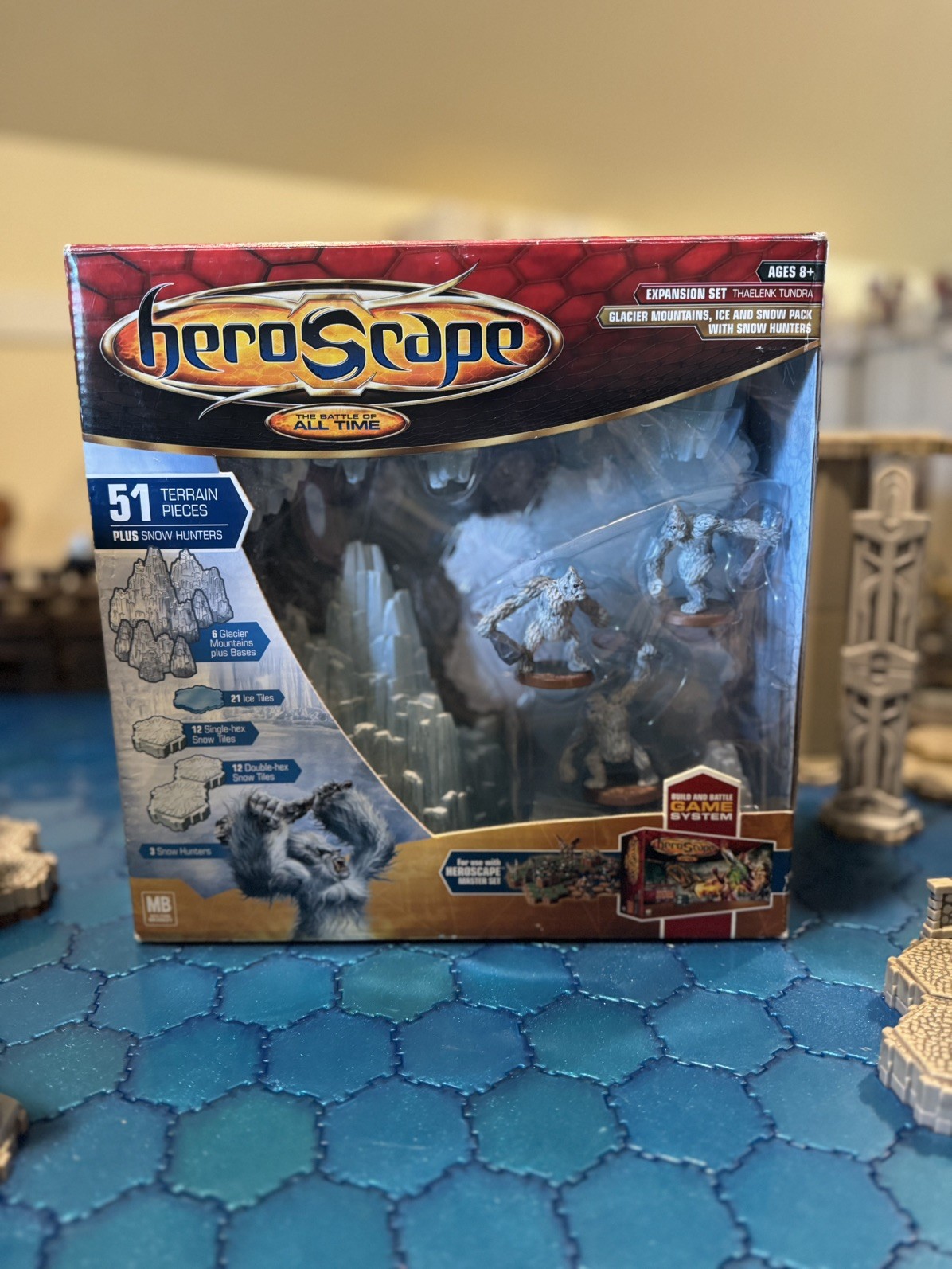 NEW Heroscape Thaelenk Tundra Glacier Mountains Ice & Snow Expansion Set Age 8+ NEW Heroscape Thaelenk Tundra Glacier Mountains Ice & Snow Expansion Set Age 8+