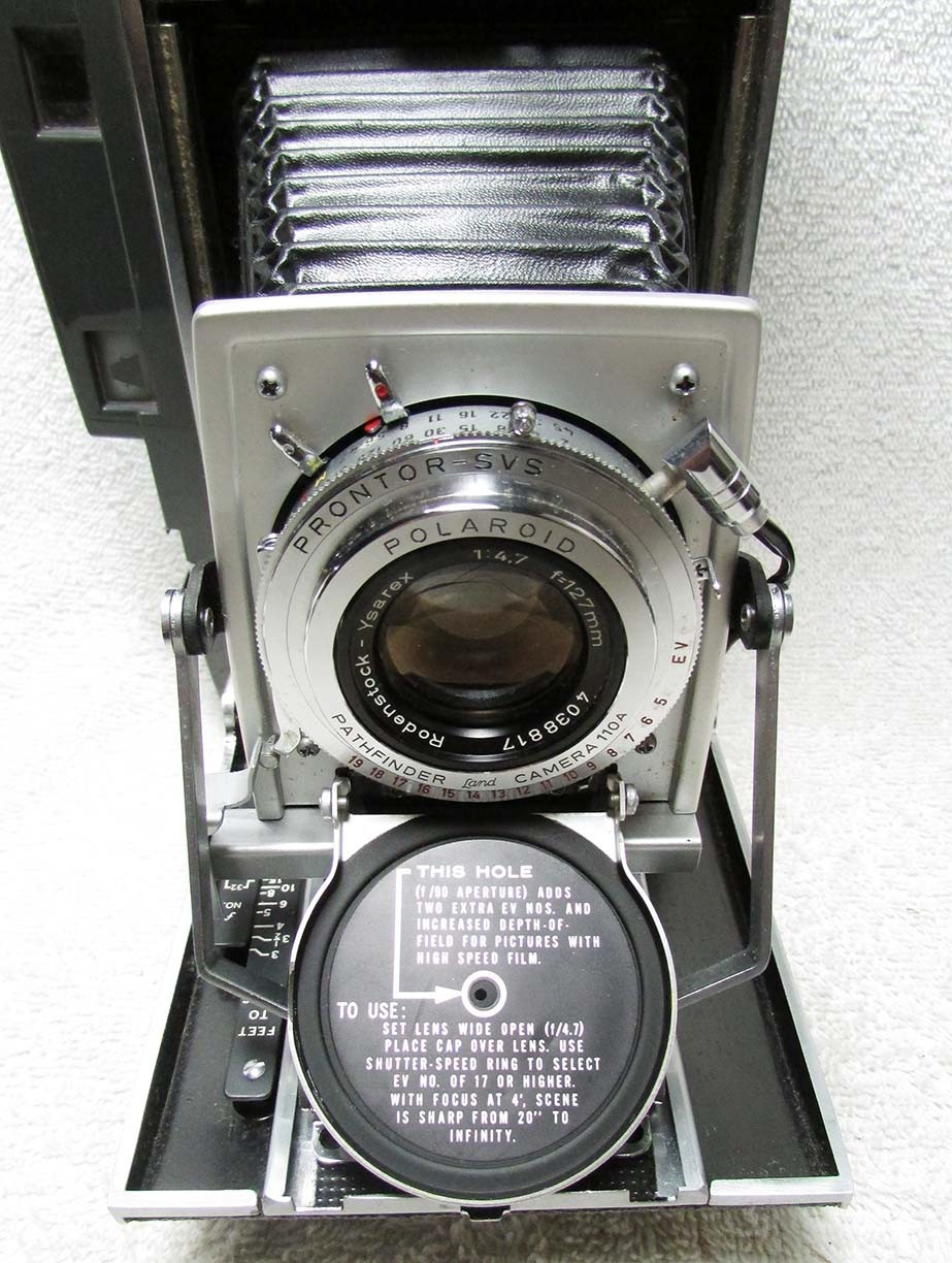 Vintage 1960's Polaroid PATHFINDER 110A Land Camera w/ Rodenstock YSAREX Lens