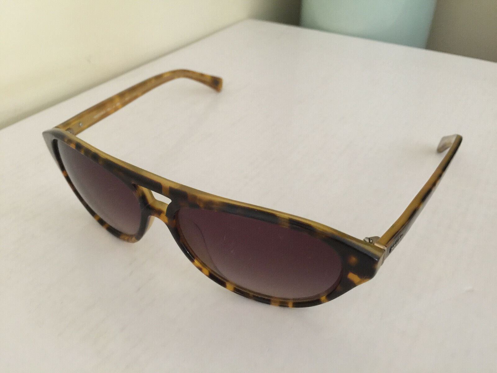 Fossil Maddox 2 Sunglasses Tortoise Frame Amber gradient lenses Size 56[ ]16 145