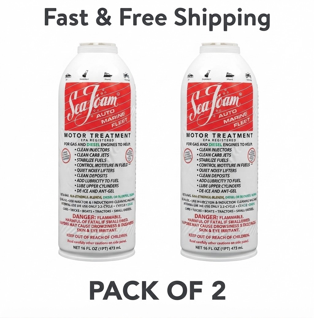 Sea Foam SF-16 Motor Treatment for Gas and Diesel Engines 16 oz. Pack Of 2 Sea Foam SF-16 Motor Treatment for Gas and Diesel Engines 16 oz. Pack Of 2