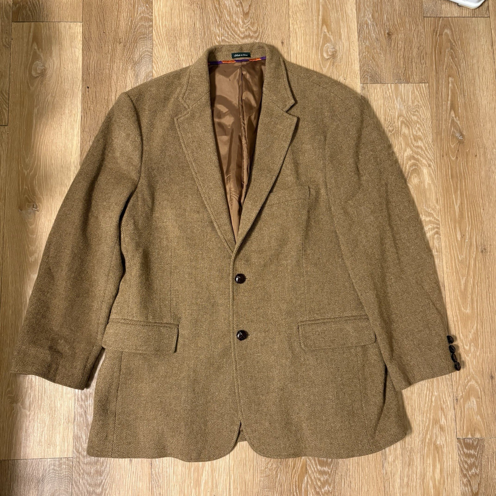 J. Crew Ludlow Blazer Yorkshire Tweed Moon Wool Jacket 46R J. Crew Ludlow Blazer Yorkshire Tweed Moon Wool Jacket 46R