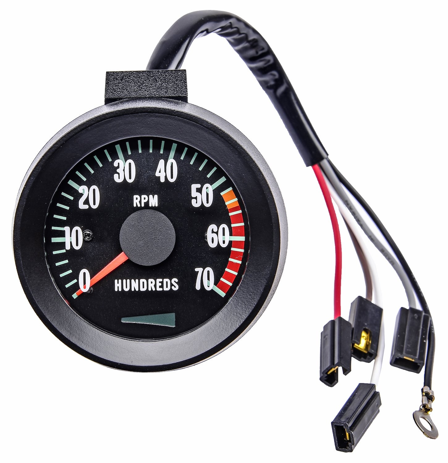 JEGS Factory Style Tachometer, 0-7,000 RPM & 5,500 RPM Redline for 1967