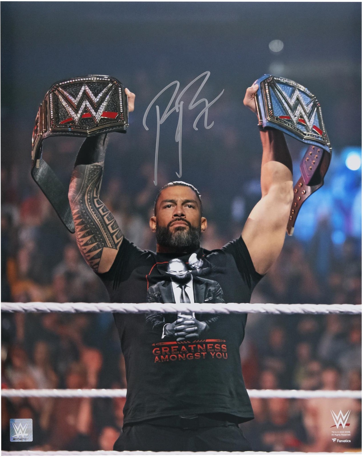 Roman Reigns WWE Signed 16\