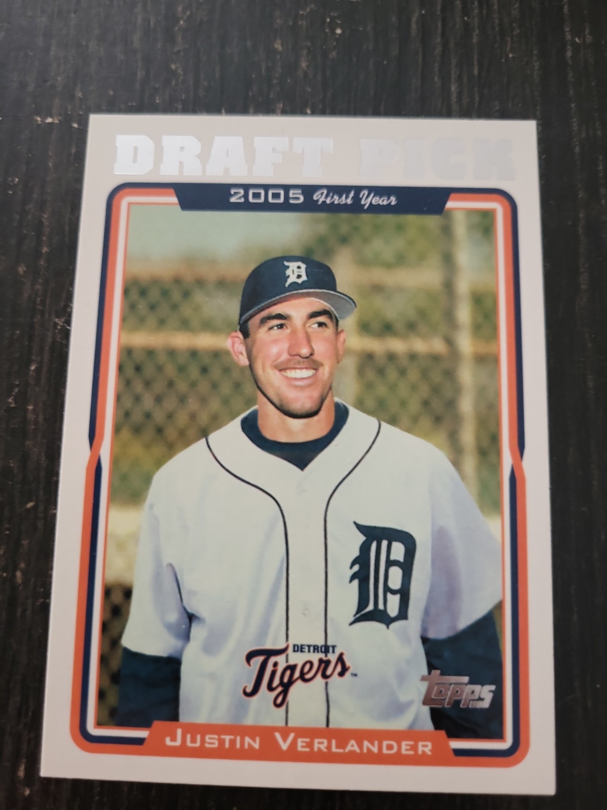 2005 Topps Justin Verlander Draft Pick Card No 677 High Grade 2005 Topps Justin Verlander Draft Pick Card No 677 High Grade