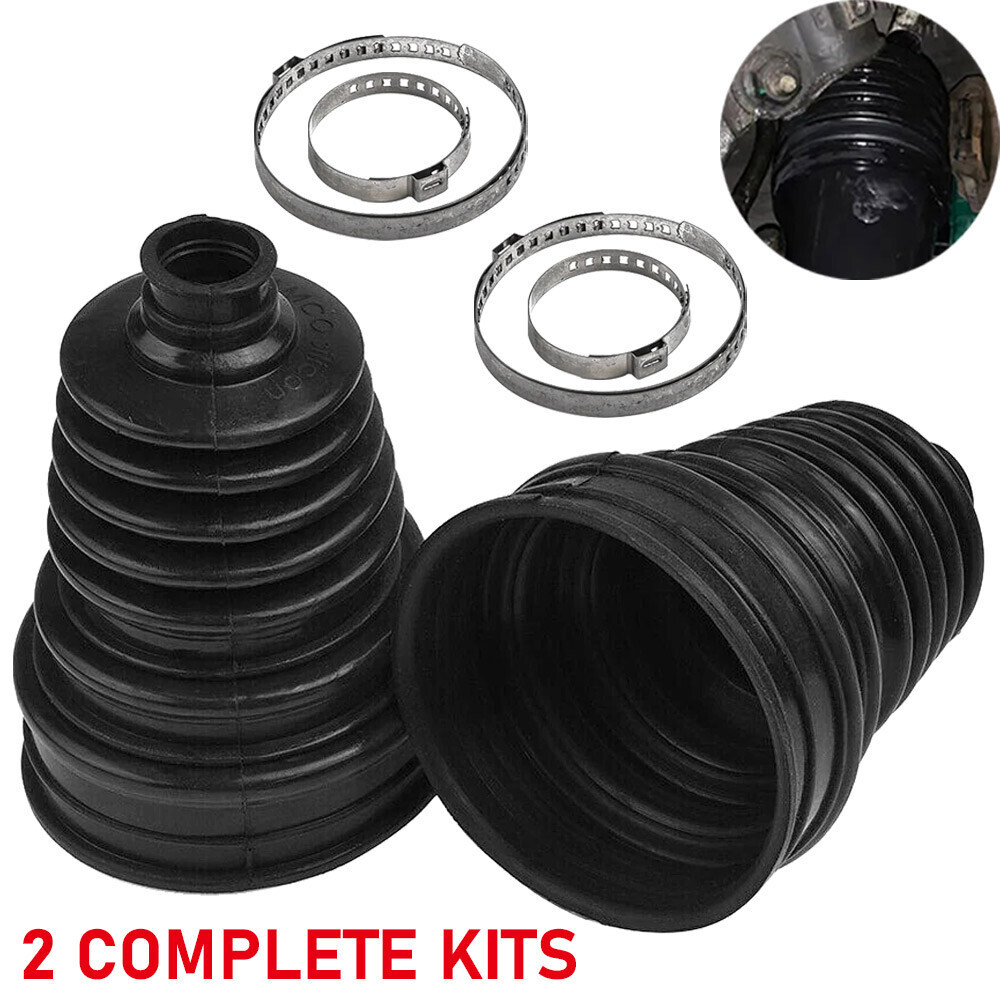 2X CV Boot Kit Stretchy Universal Fit Drive Shaft Gator Joint Boot Stretch Cone 2X CV Boot Kit Stretchy Universal Fit Drive Shaft Gator Joint Boot Stretch Cone