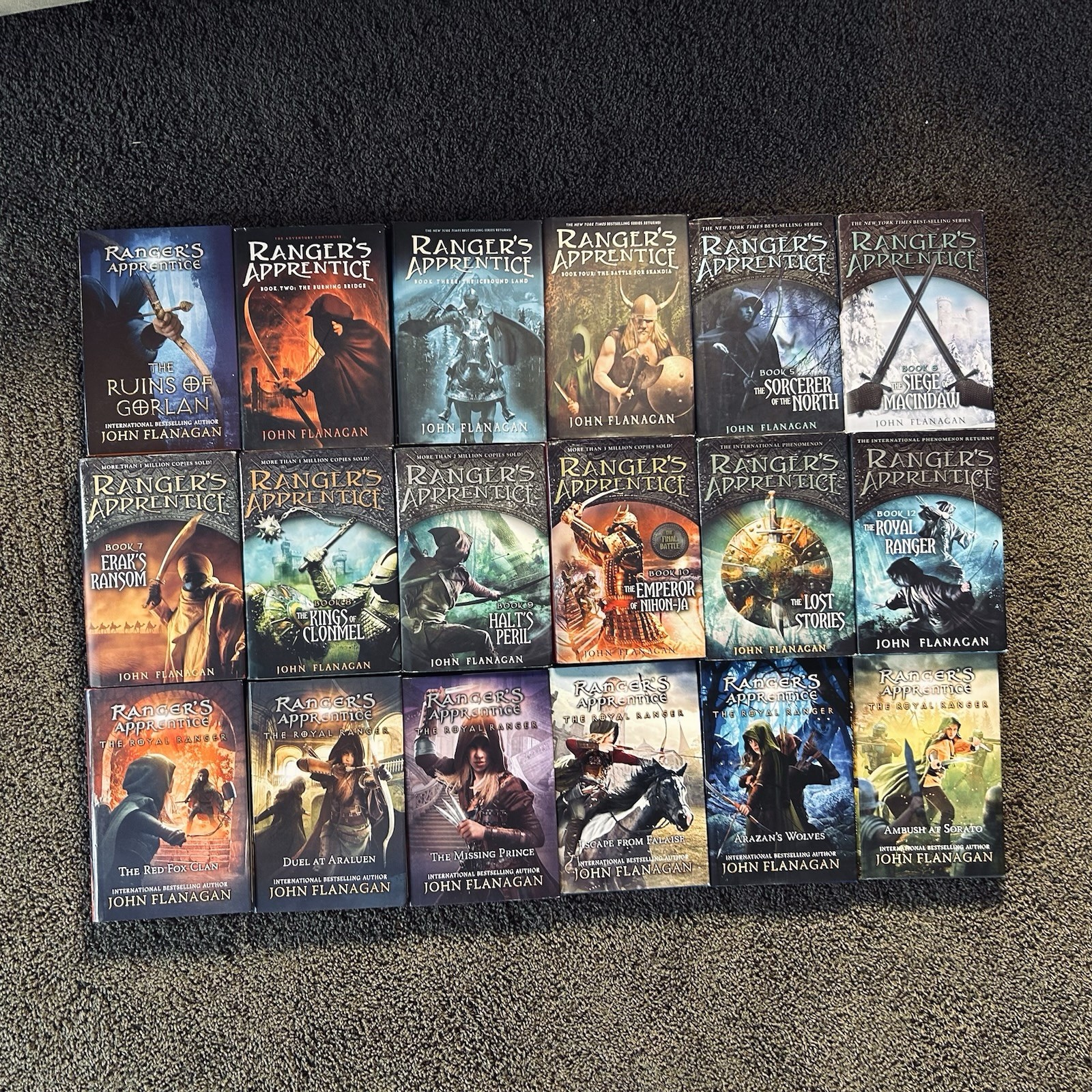Lot 18 Ranger\'s Apprentice Royal Complete Series 1-12 Set Flanagan hardcover HC Lot 18 Ranger\'s Apprentice Royal Complete Series 1-12 Set Flanagan hardcover HC