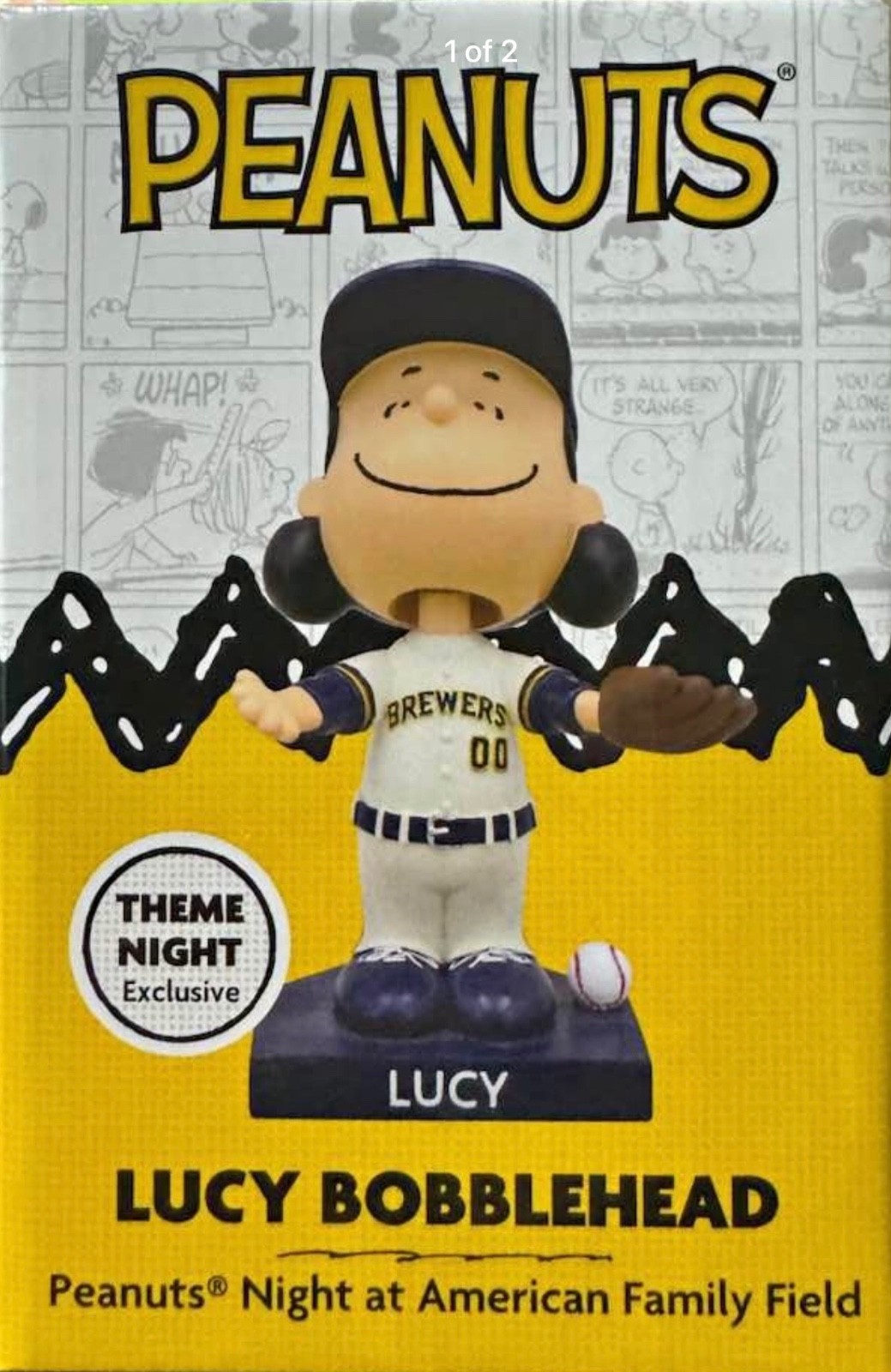 New 2026 MILWAUKEE Brewers Peanuts Lucy Bobblehead Sept 25 Theme Night New 2026 MILWAUKEE Brewers Peanuts Lucy Bobblehead Sept 25 Theme Night