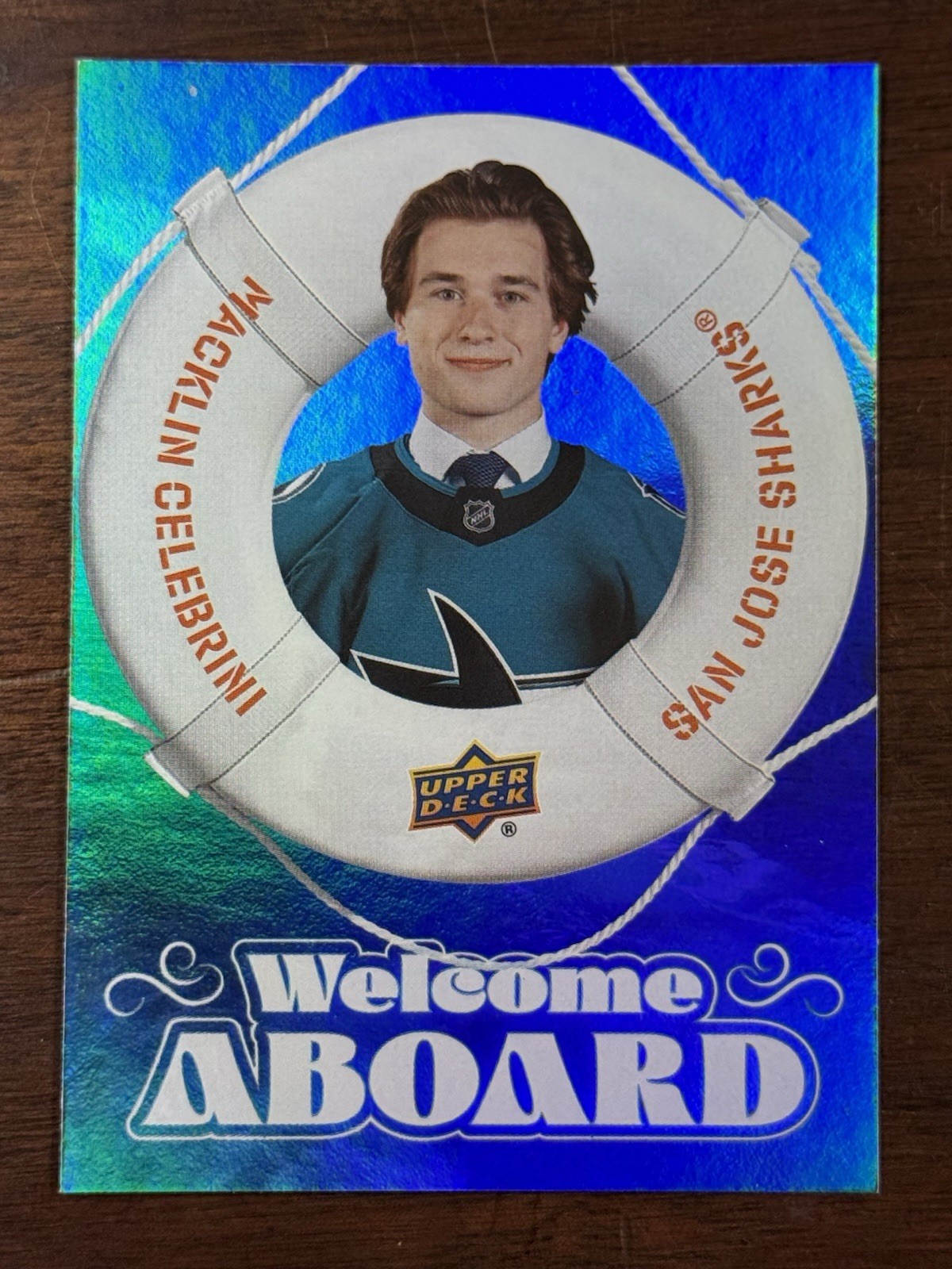 2024-25 Upper Deck Series 2 - Macklin Celebrini #WA-8 WELCOME ABOARD (RC) 2024-25 Upper Deck Series 2 - Macklin Celebrini #WA-8 WELCOME ABOARD (RC)