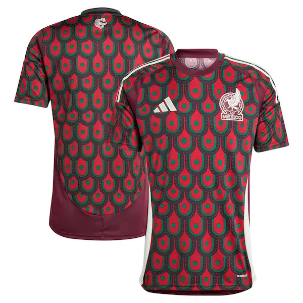 ADIDAS MEXICO 2024 MENS HOME JERSEY RED COLOR  IP6377 COPA AMERICA