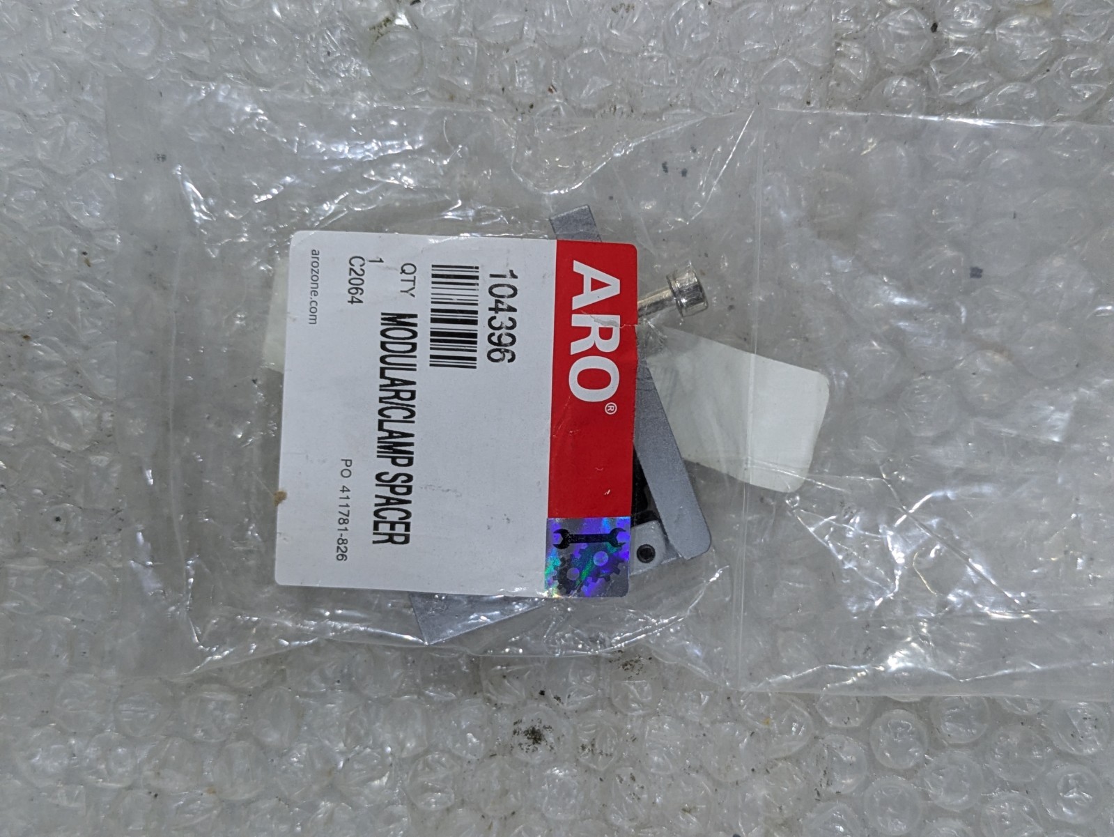 ARO Ingersoll Rand 104396 Modular Clamp Spacer Kit for ARO 2000 Series FRL Units