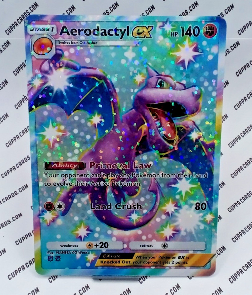 Aerodactyl ex, TCG Pocket #101 Sparkle Holo ✱ Custom Art Authentic Pokemon Card