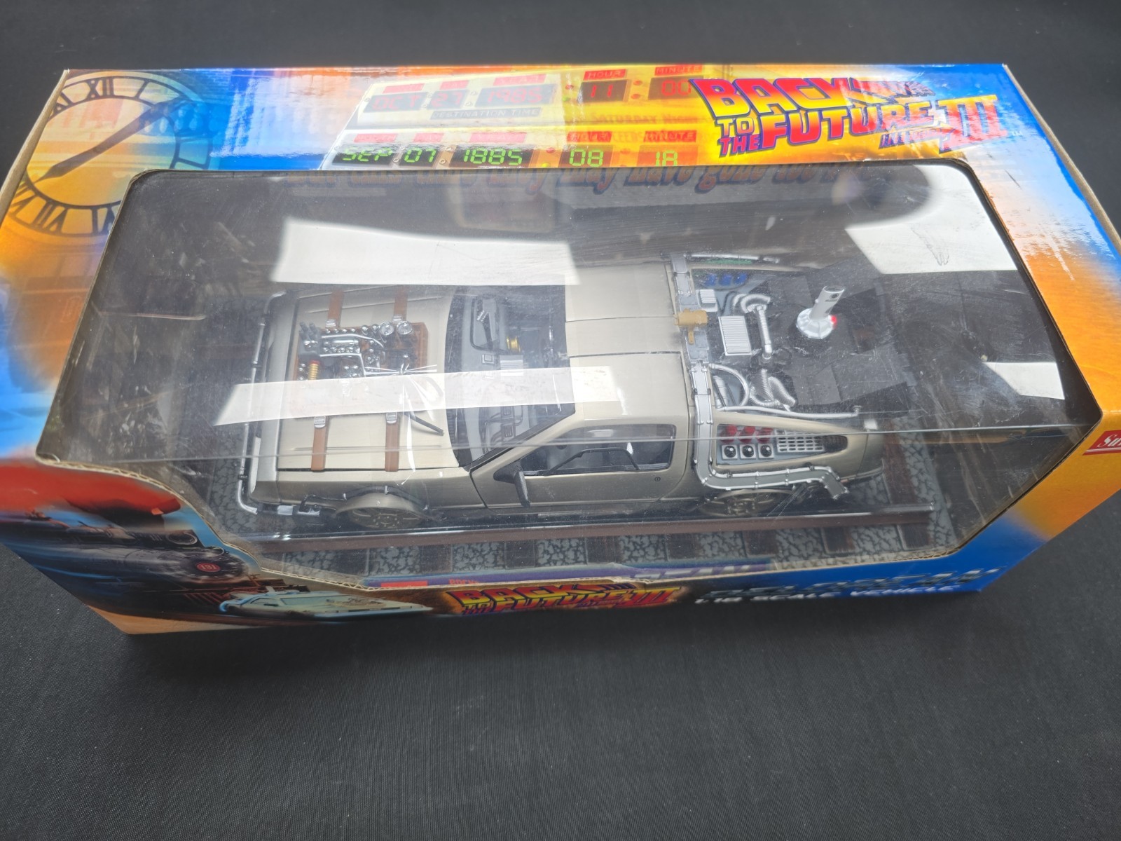 1/18 DeLorean Back to the Future III (Railroad Time Machine) by Sun Star | NEW 1/18 DeLorean Back to the Future III (Railroad Time Machine) by Sun Star | NEW
