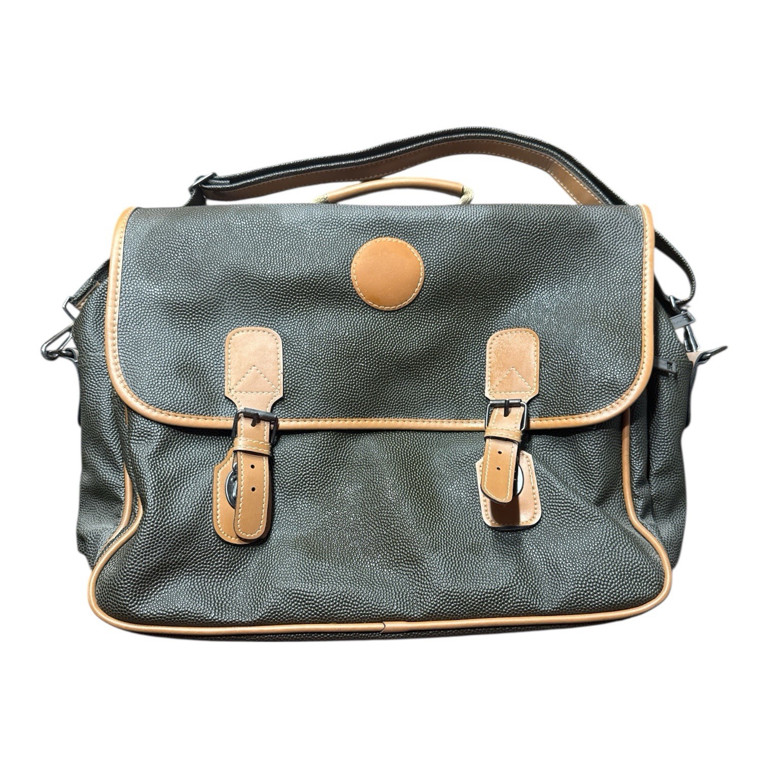 Vintage Pan Am Messenger Bag W/ Strap Latch In Pebbled Brown EXCELLENT CONDITION Vintage Pan Am Messenger Bag W/ Strap Latch In Pebbled Brown EXCELLENT CONDITION