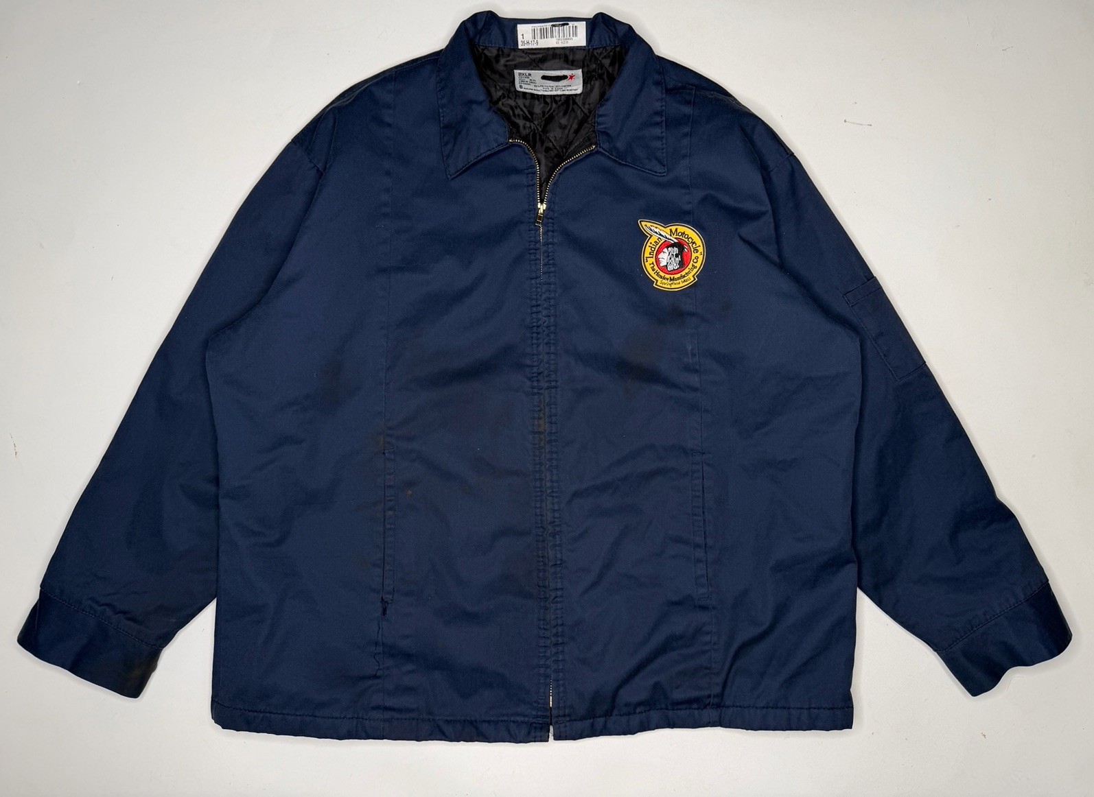 Vintage Indian Motorcycles Patch Mechanic Work Delivery Jacket Rock Band | 2XL Vintage Indian Motorcycles Patch Mechanic Work Delivery Jacket Rock Band | 2XL