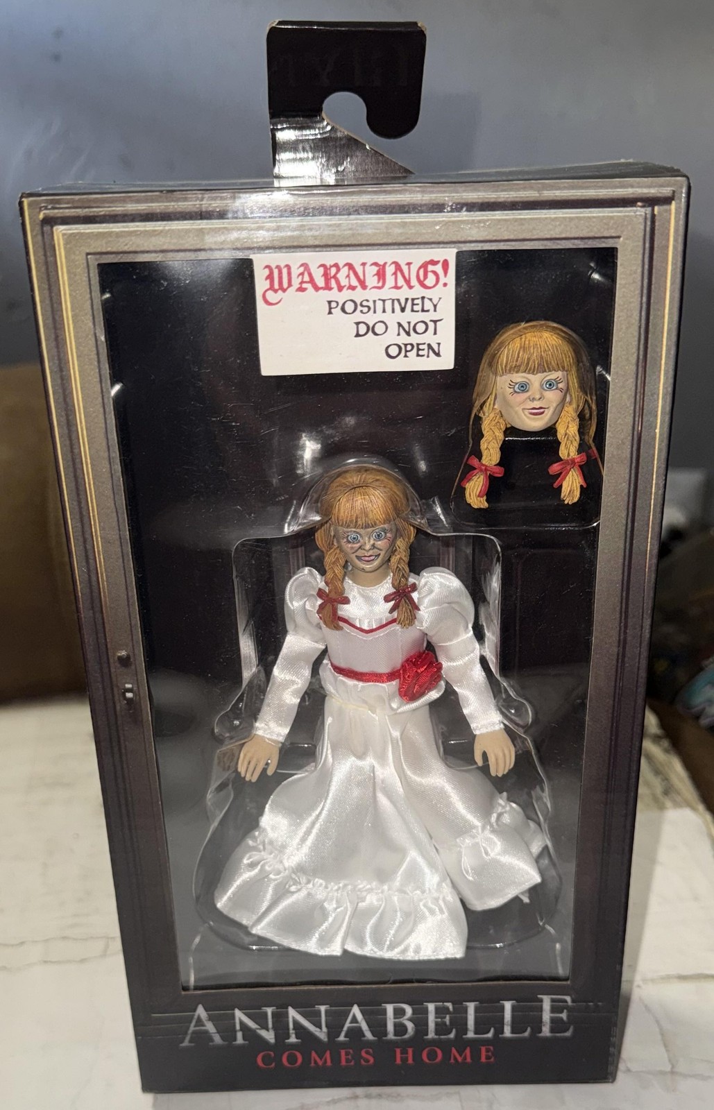 Annabelle Comes Home Movie Annabelle White Dress Plastic Action Figure New Boxed