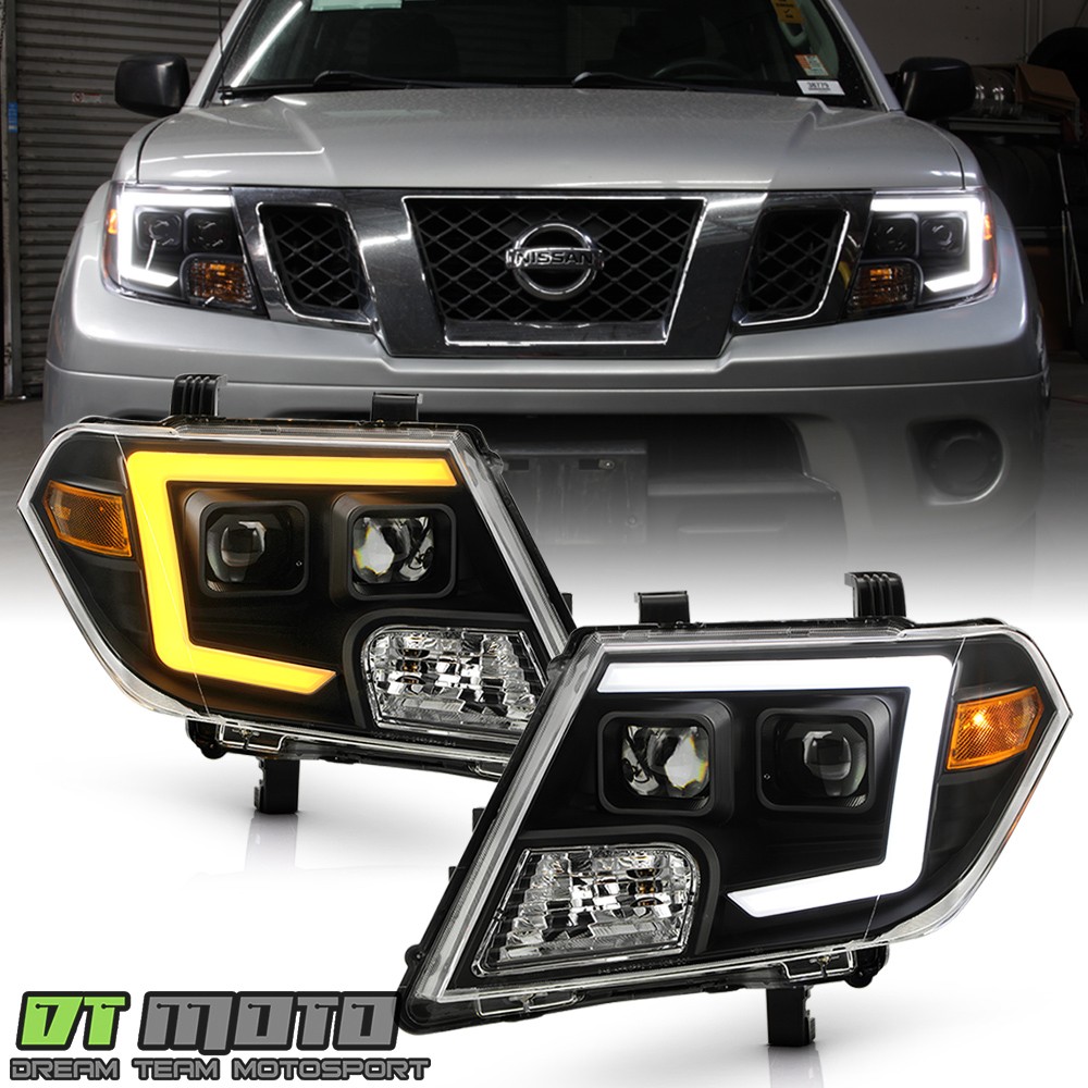 For 2009-2021 Nissan Frontier Switchback LED Tube Projector Headlights Headlmaps For 2009-2021 Nissan Frontier Switchback LED Tube Projector Headlights Headlmaps