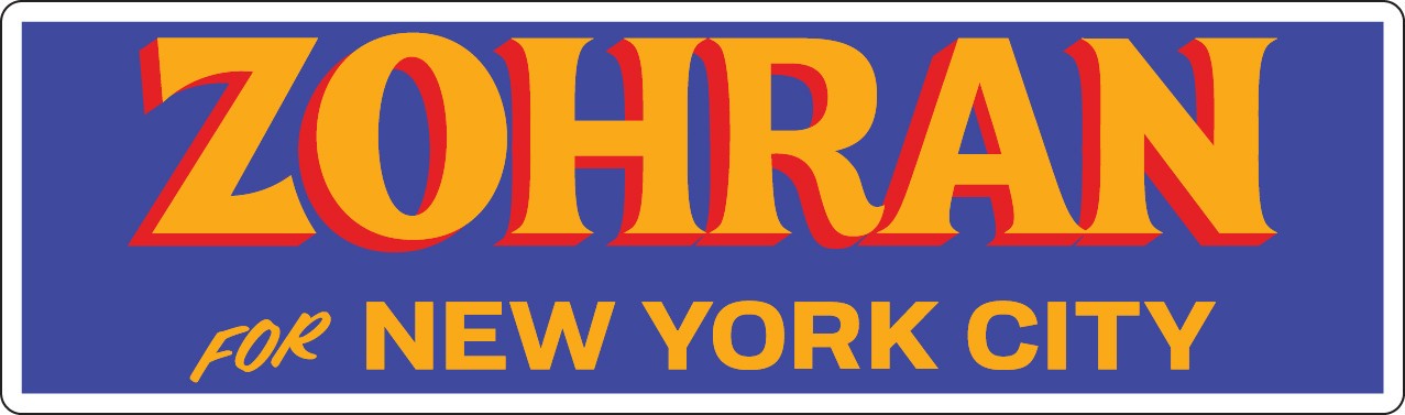 Zohran for New York City - Full Color Decal / Sticker