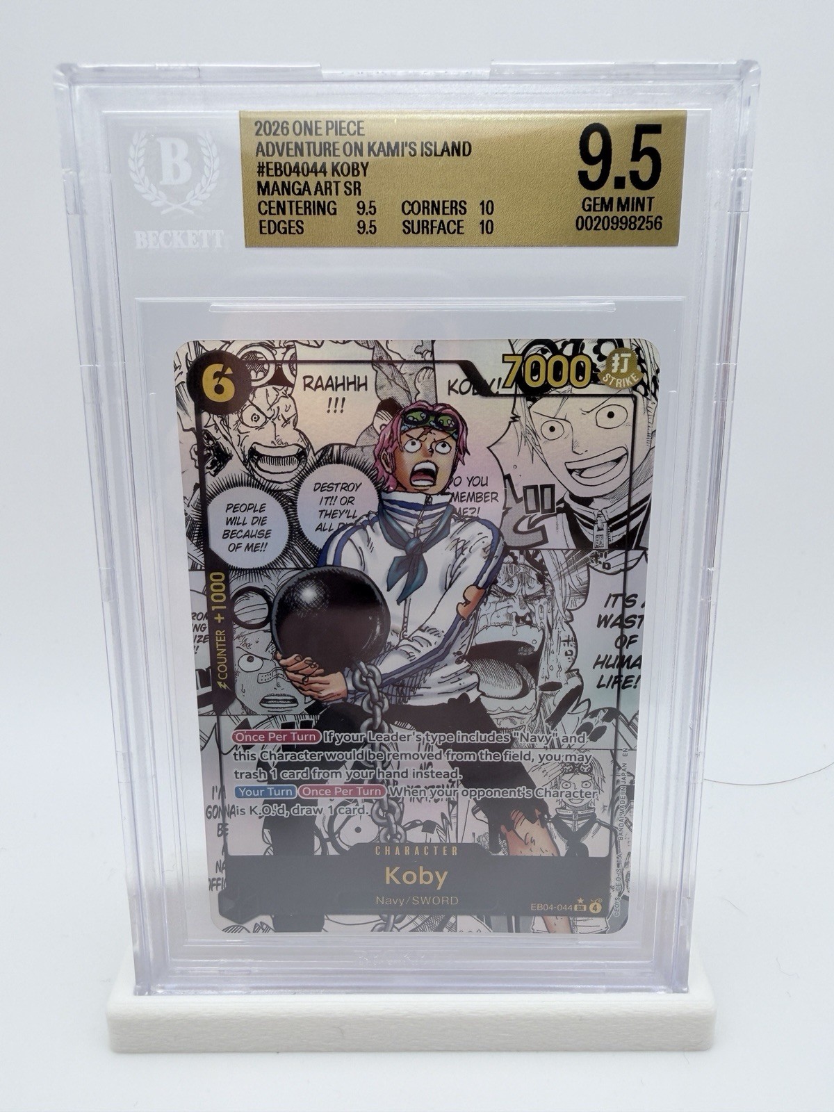 Koby (EB04-044) (Manga) EB04-044 Adventure on Kami\'s Island Foil BGS 9.5