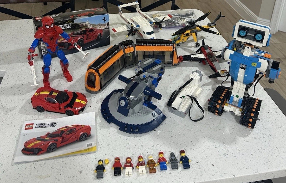 LEGO Star Wars, Marvel, CITY, Speed Champions, And Boost Robot Massive Lot