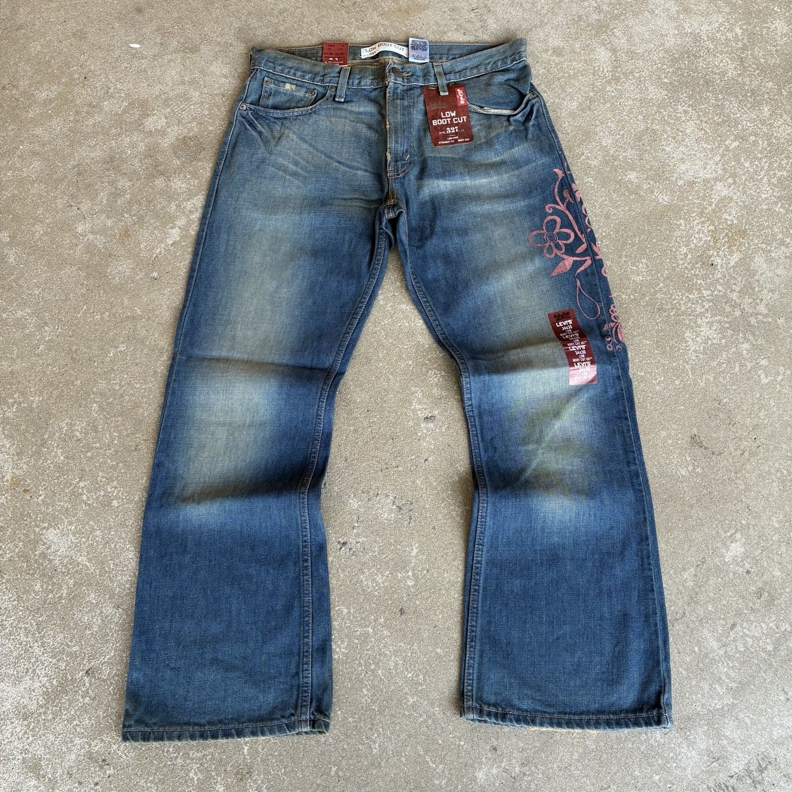 NWT Vintage Levi’s 527 Low Bootcut (34X30) DEADSTOCK Y2K