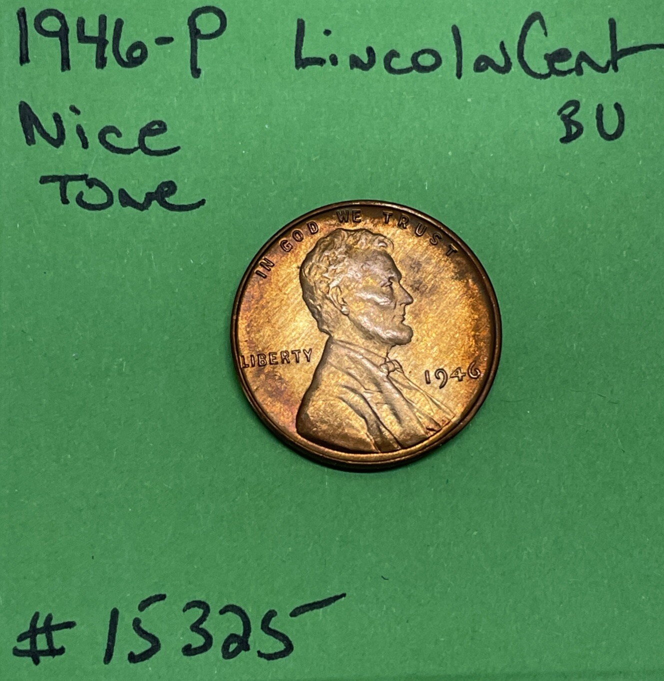 1946-P Lincoln Wheat Cent / Penny 1c BU Uncirculated US Coin 1946-P Lincoln Wheat Cent / Penny 1c BU Uncirculated US Coin