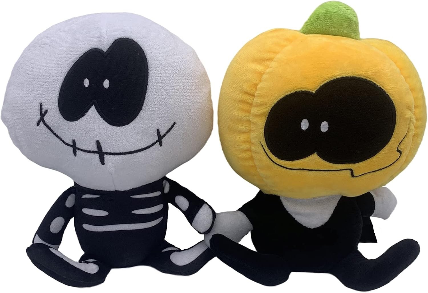 2pcs,Spooky Month Skid and Pump Plush,Best Gifts for Halloween,Christmas,Birt... 2pcs,Spooky Month Skid and Pump Plush,Best Gifts for Halloween,Christmas,Birt...