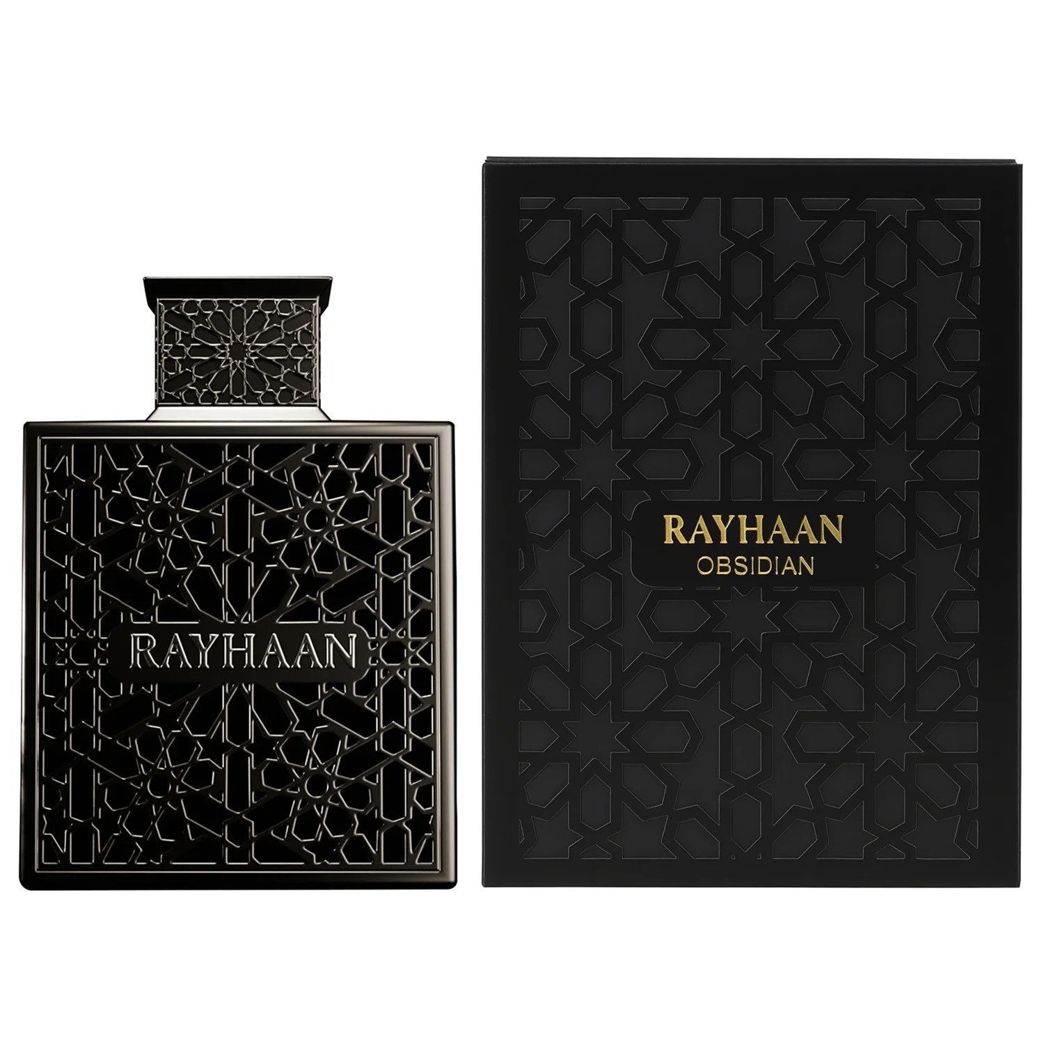Rayhaan Men\'s Obsidian EDP Spray 3.3 oz Fragrances 6297001571323