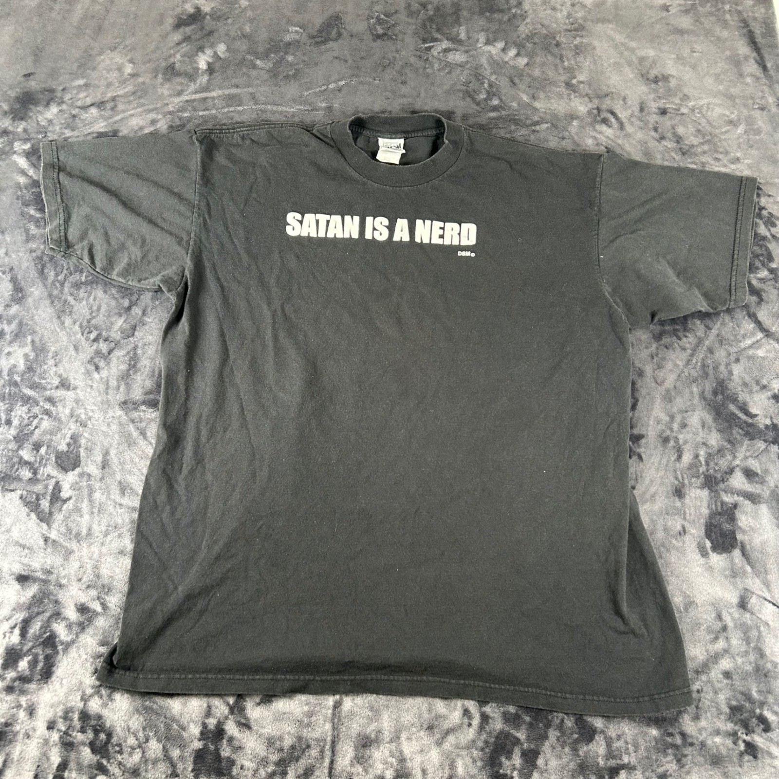Vintage 1998 WCW Satan Is A Nerd T-Shirt XXL Made in USA Turner Wrestling Tee Vintage 1998 WCW Satan Is A Nerd T-Shirt XXL Made in USA Turner Wrestling Tee