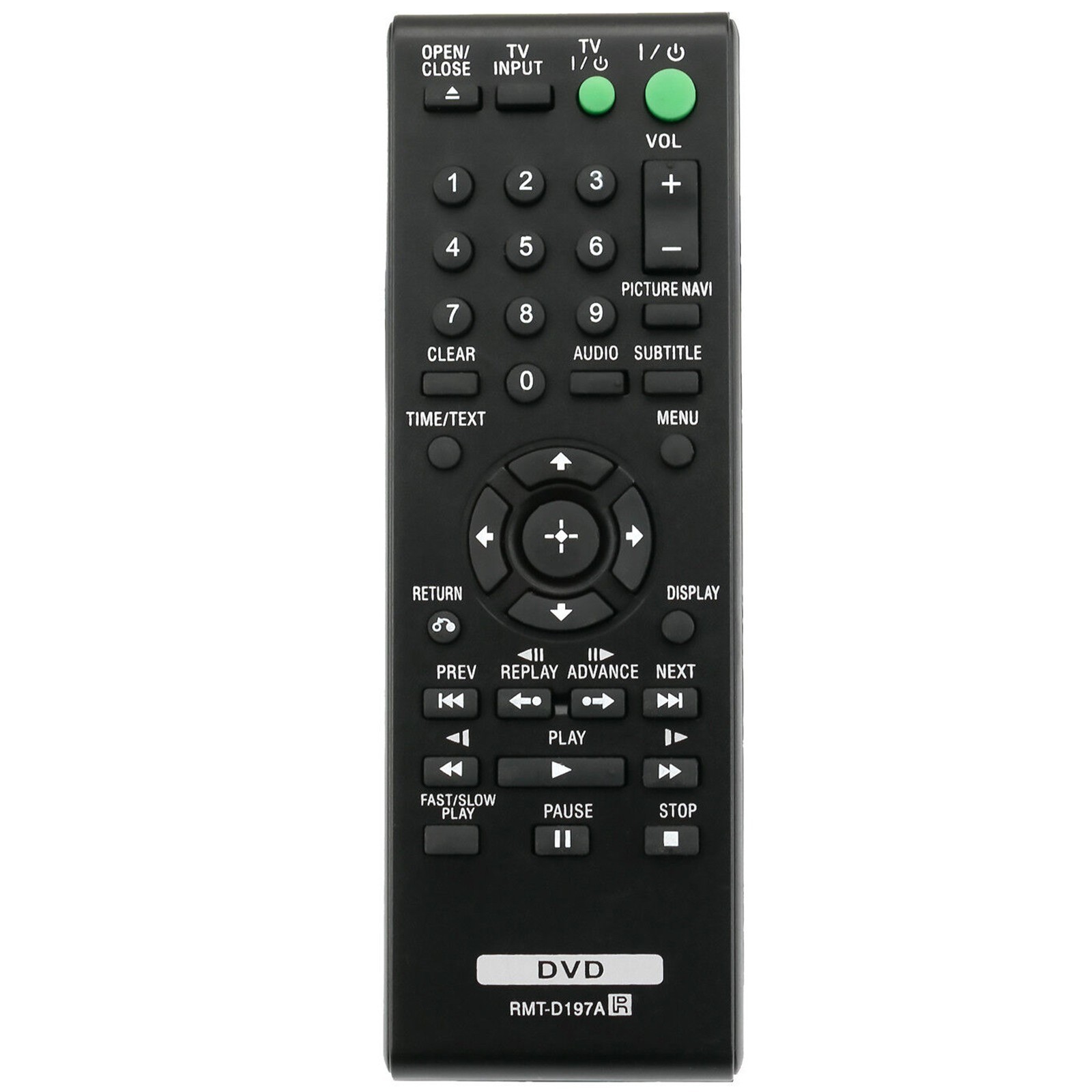 RMT-D197A Replace Remote Fit for Sony DVD Player DVP-NS57P DVP-NS50PB DVP-SR510