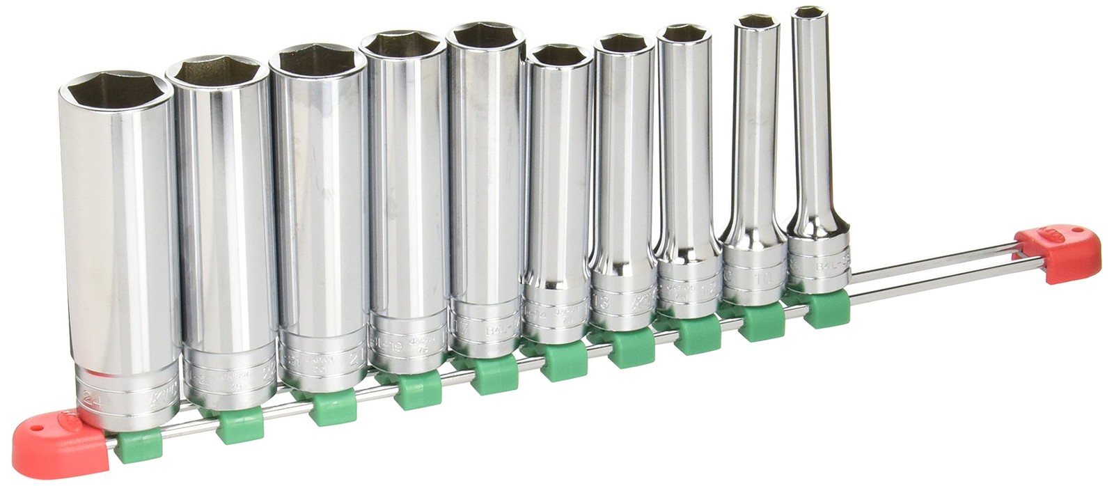 KTC 12.7mm (1/2 inch) Deep Socket Set, 10-piece set TB4L10E Japan New