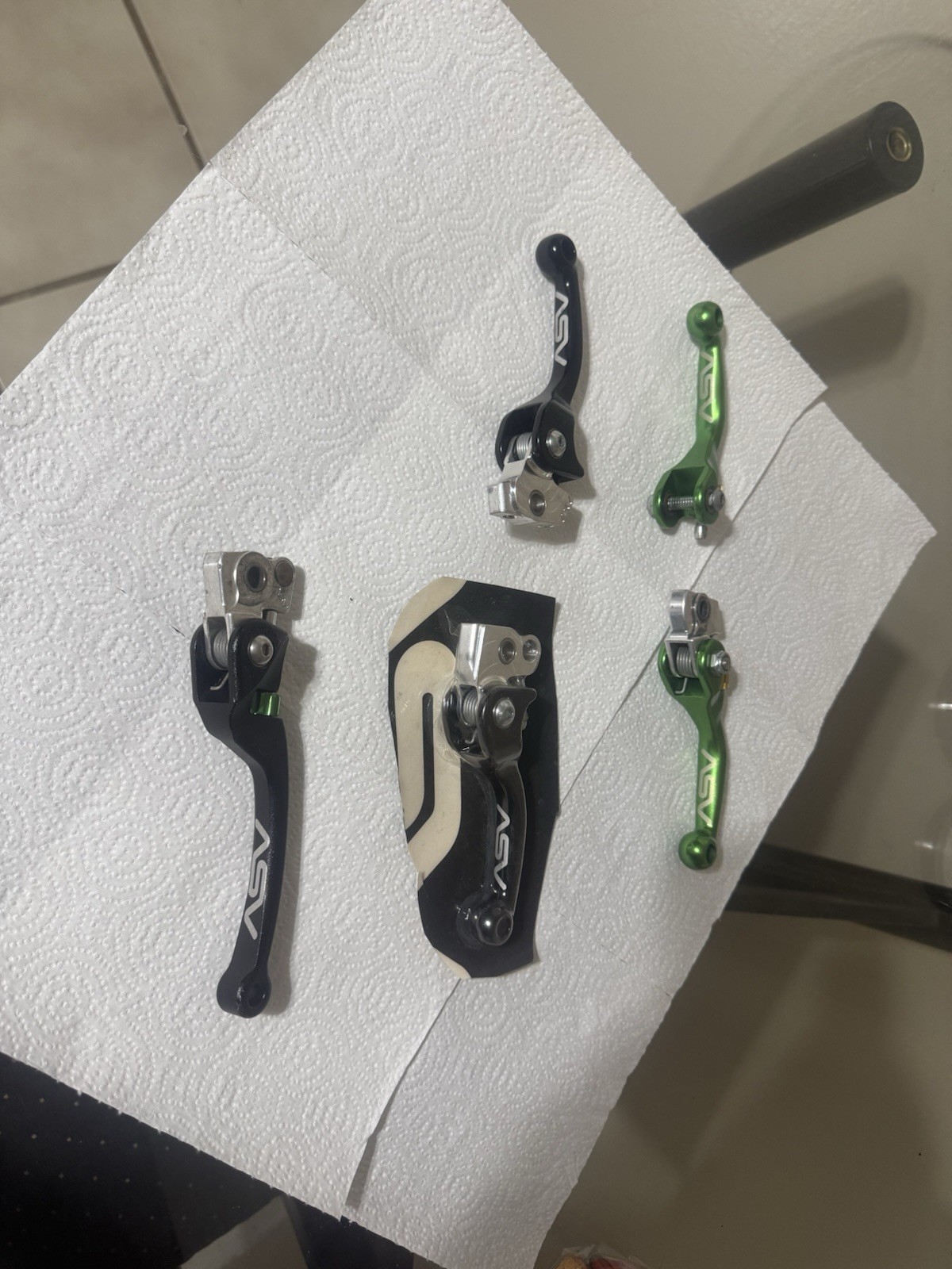 ASV KX 450 Clutch And Front Brake Levers ASV KX 450 Clutch And Front Brake Levers