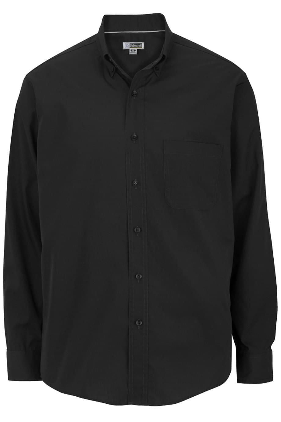 Edwards Garments Men\'s Lightweight Long Sleeve Poplin Tall Shirt - 1295