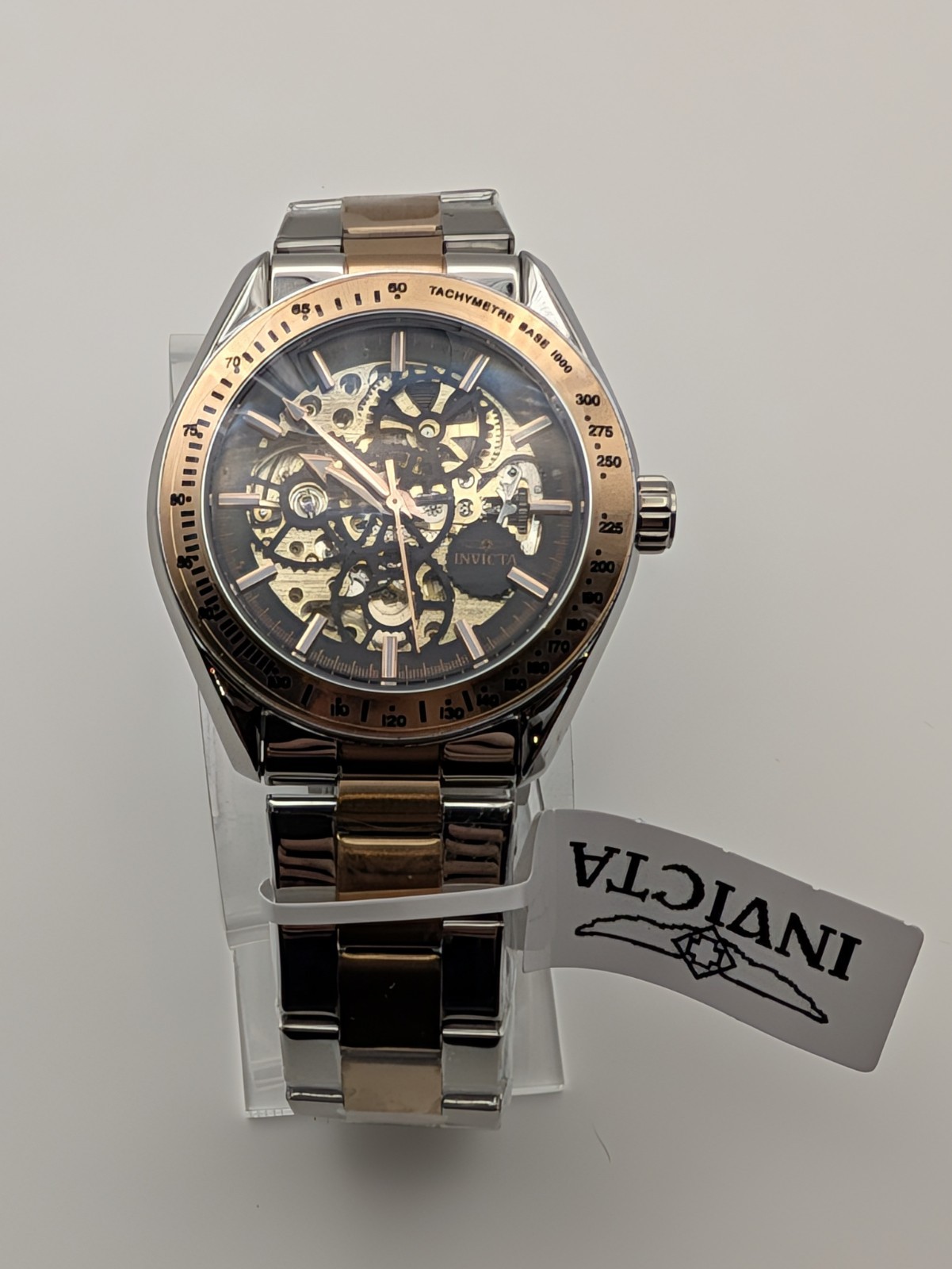 NEW Invicta Objet D Art Men\'s Watch Model# 69599 43mm Rose Gold/Stainless Steel NEW Invicta Objet D Art Men\'s Watch Model# 69599 43mm Rose Gold/Stainless Steel